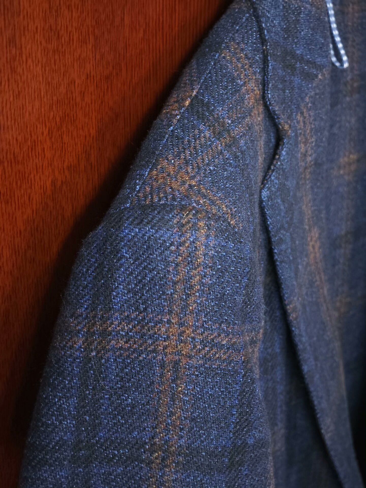 Japanese Brand Italian Wool Casual Blazer with Check Pattern Size US S / EU 44-46 / 1 - 3 Thumbnail