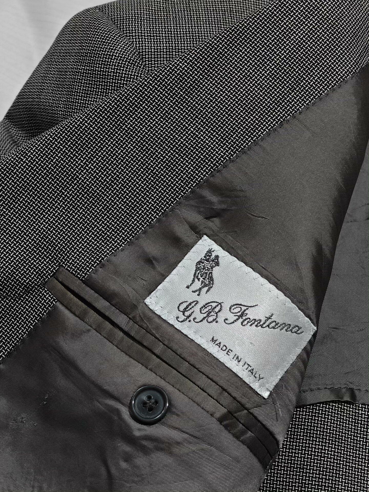 Japanese Brand Italian Wool Blazer by G.B. Fontana Size US M / EU 48-50 / 2 - 7 Thumbnail