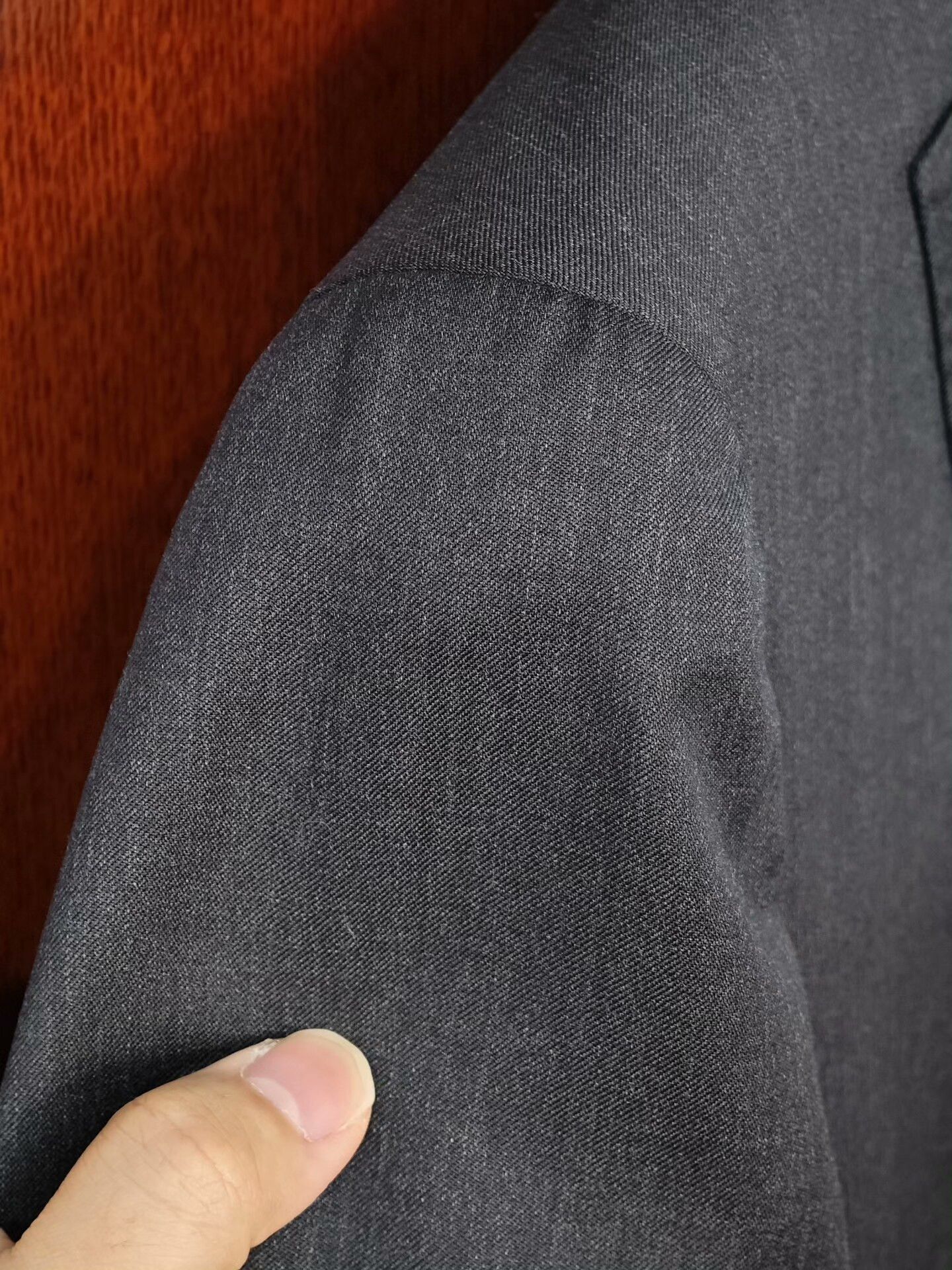 Japanese Brand Italian Gray Wool Blazer with Half-Canvassed Lining Size US S / EU 44-46 / 1 - 3 Thumbnail