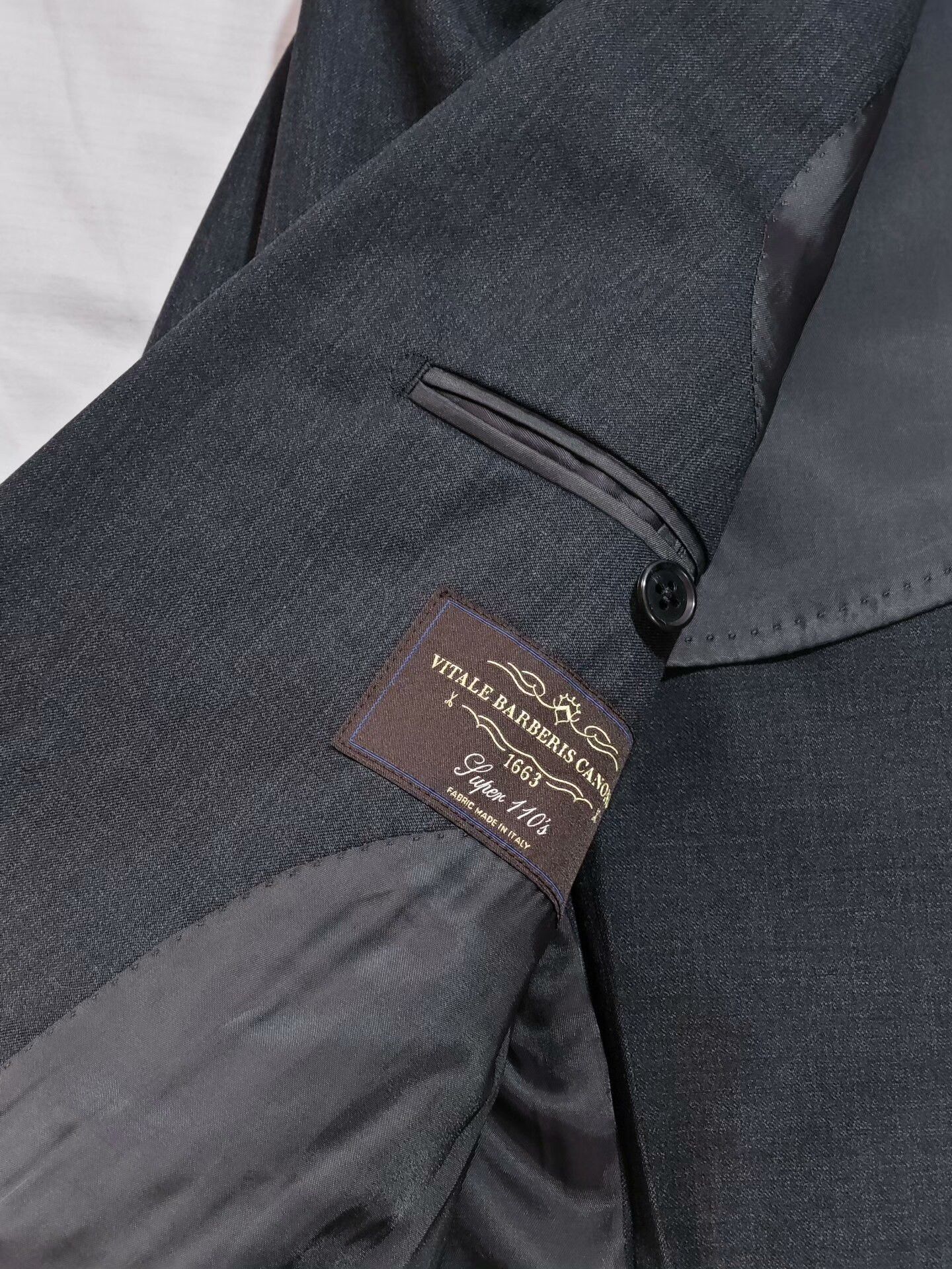 Japanese Brand Italian Gray Wool Blazer with Half-Canvassed Lining Size US S / EU 44-46 / 1 - 7 Thumbnail