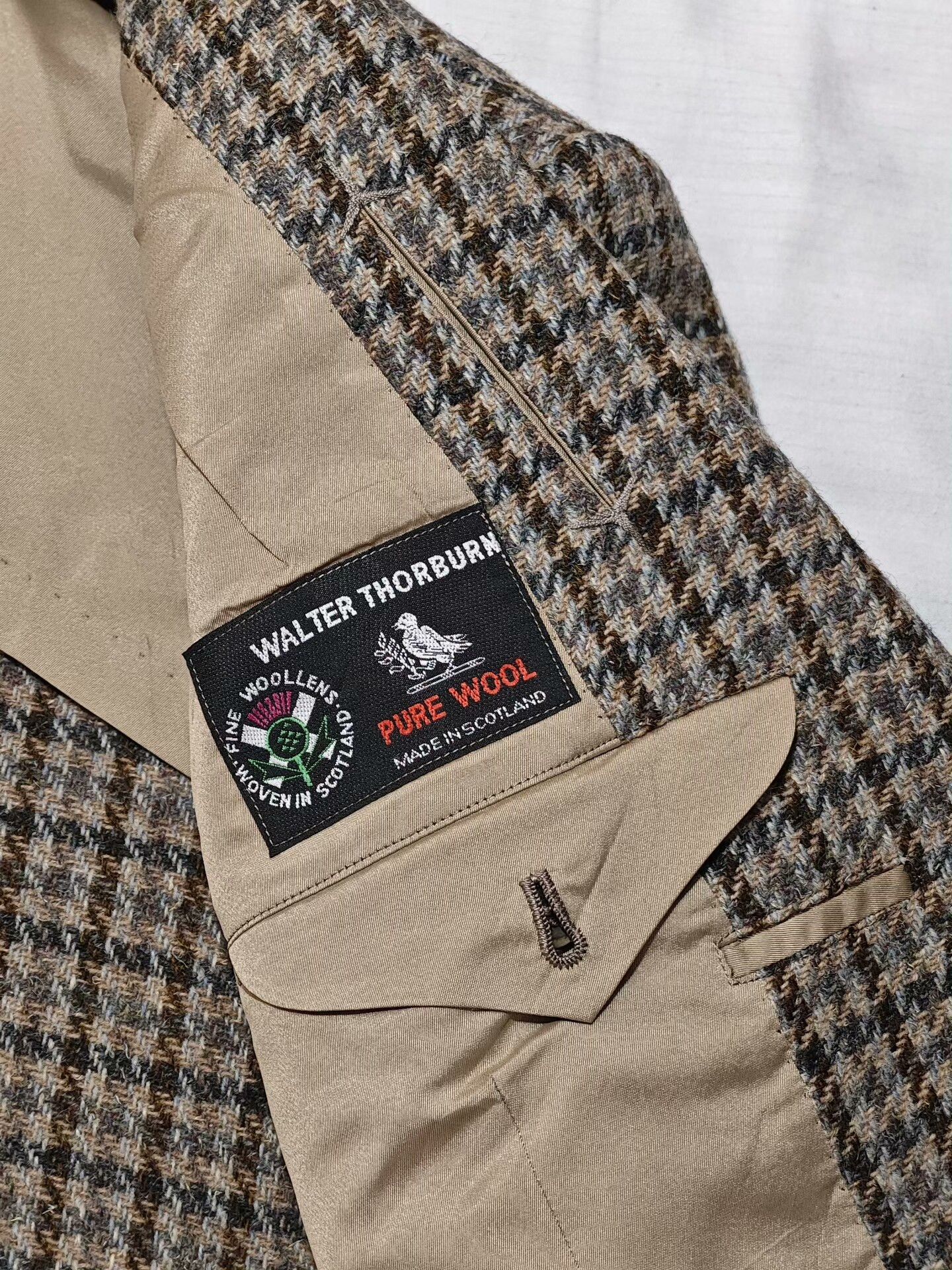 Japanese Brand Walter Thorburn Houndstooth Blazer Jacket Size US M / EU 48-50 / 2 - 7 Thumbnail