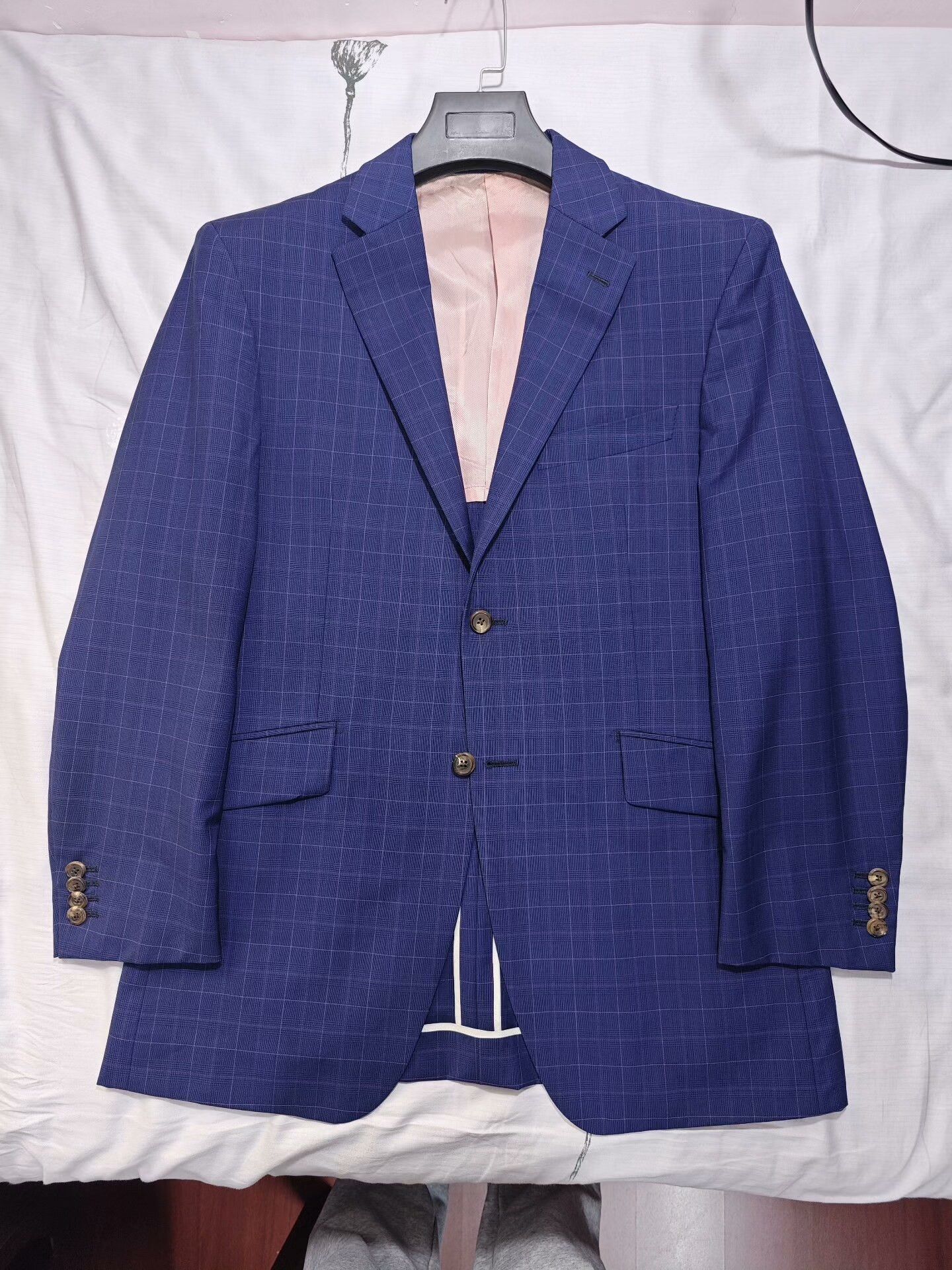 Japanese Brand Custom Italian Wool-Blend Suit Jacket Size US M / EU 48-50 / 2 - 5 Thumbnail