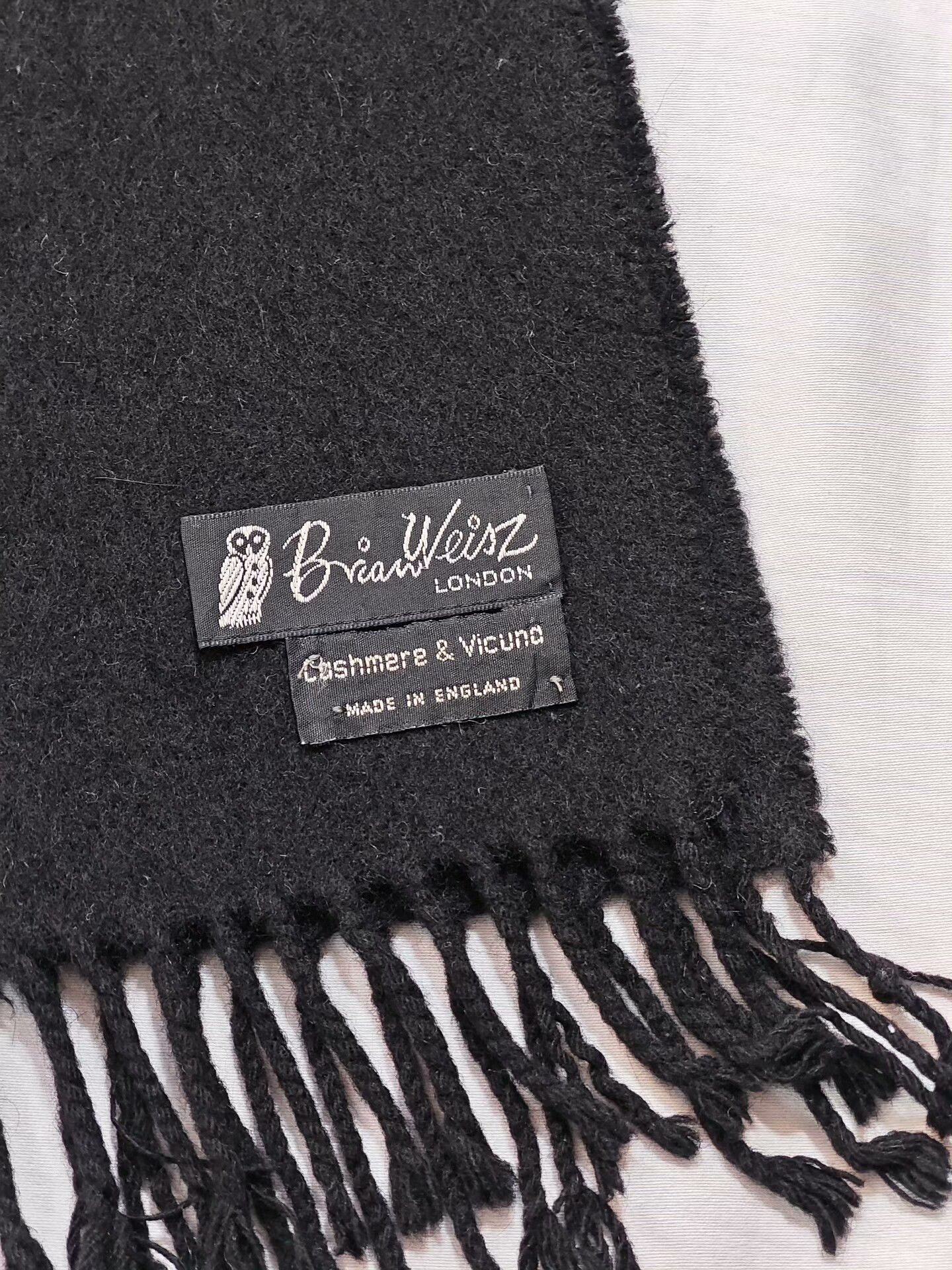 Japanese Brand Brian Weisz Cashmere Blend Scarf Size ONE SIZE - 2 Thumbnail