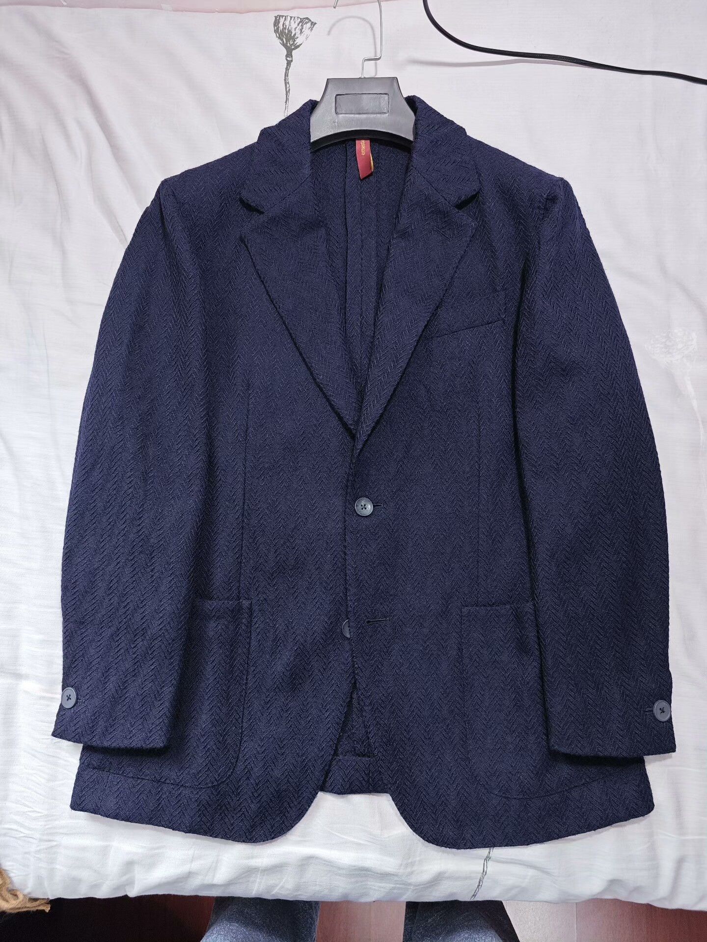 Japanese Brand Ernesto Italian Wool Unstructured Blazer Size US M / EU 48-50 / 2 - 5 Thumbnail