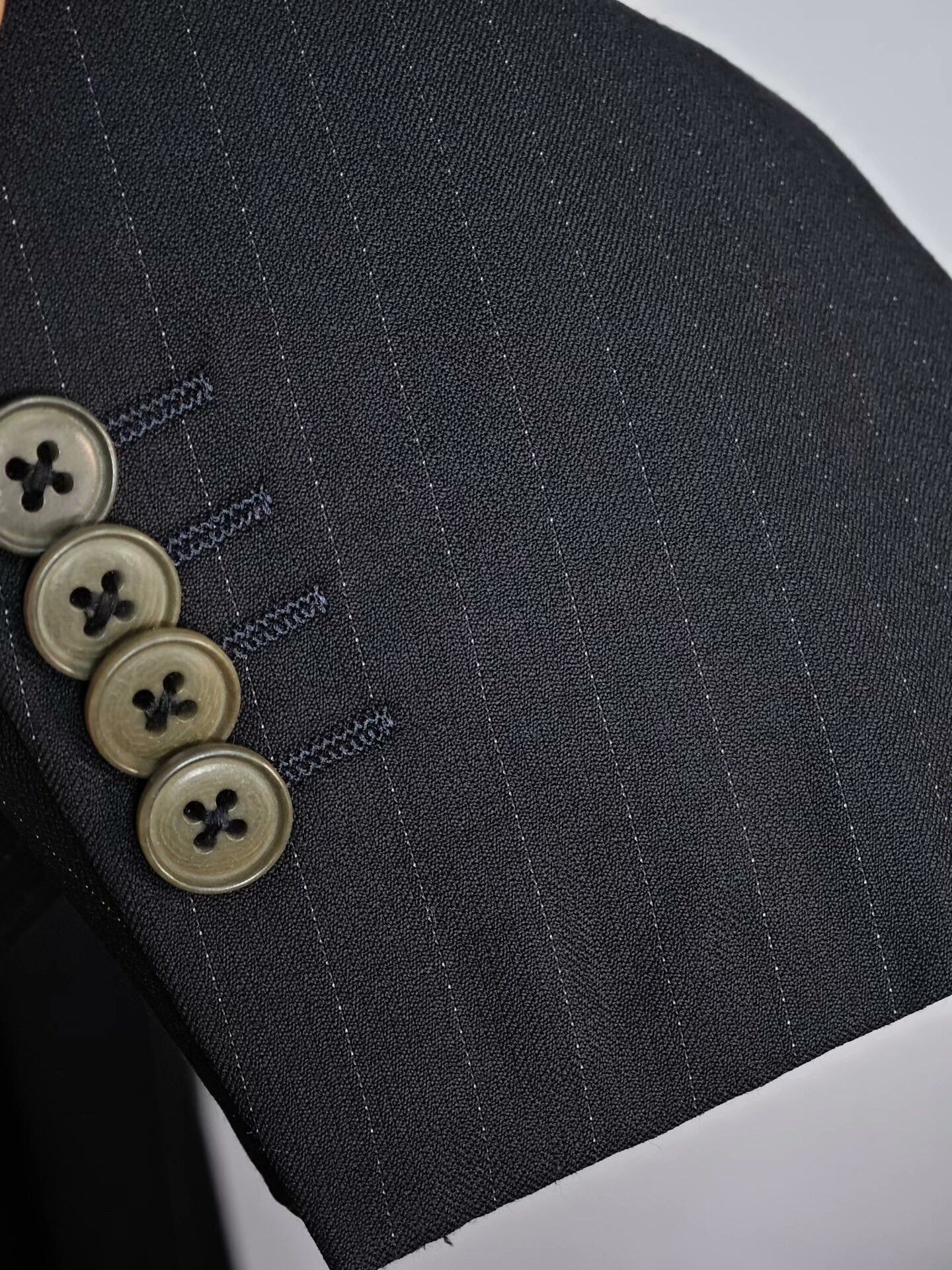 Japanese Brand Custom Italian Wool Blend Suit Jacket Size US M / EU 48-50 / 2 - 4 Thumbnail