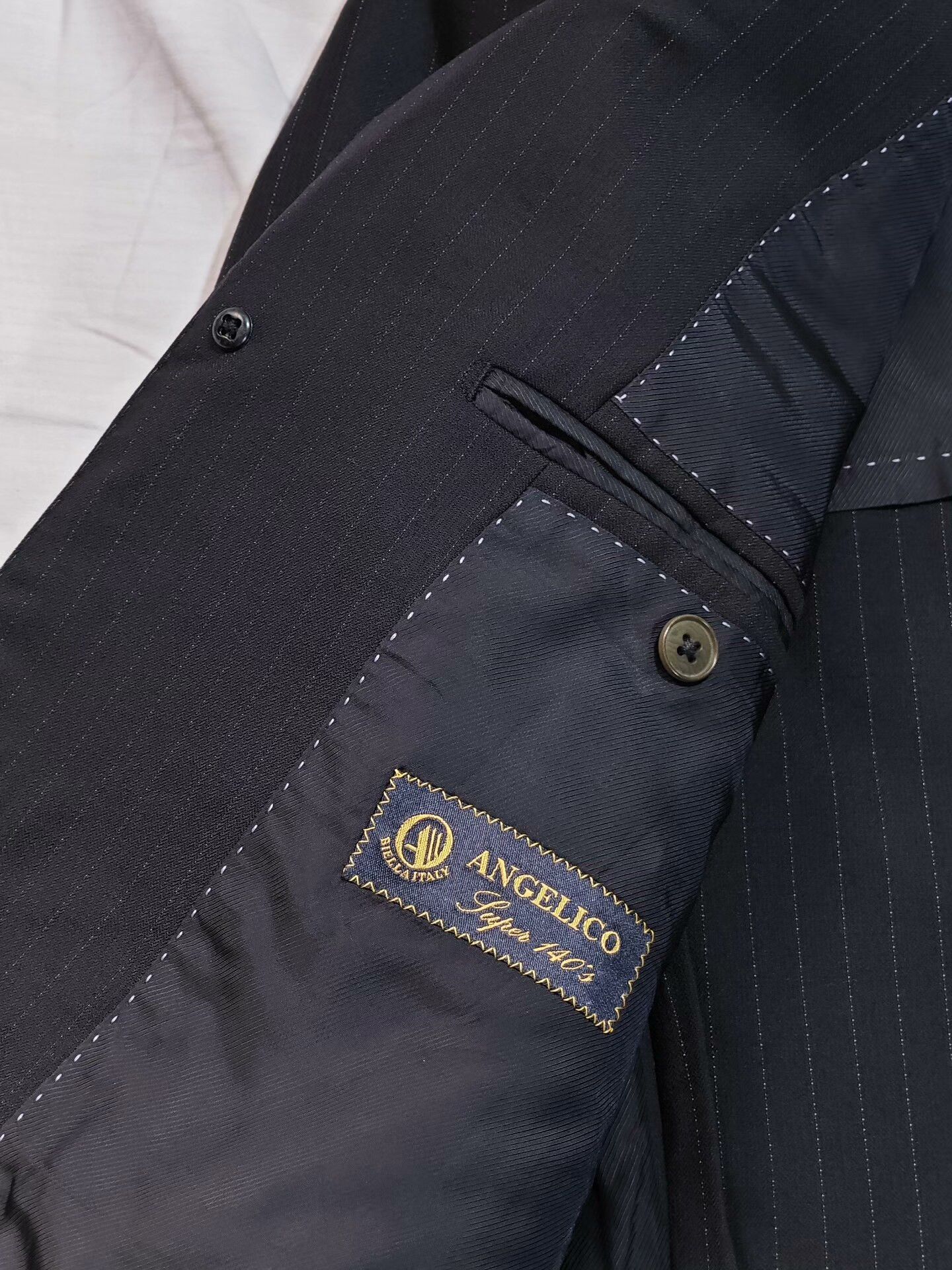 Japanese Brand Custom Italian Wool Blend Suit Jacket Size US M / EU 48-50 / 2 - 7 Thumbnail