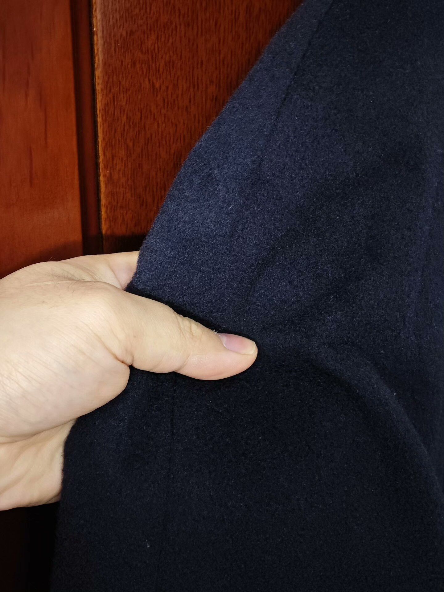 Japanese Brand Woolen Cashmere Coat with Shoulder Sleeves Size US S / EU 44-46 / 1 - 3 Thumbnail