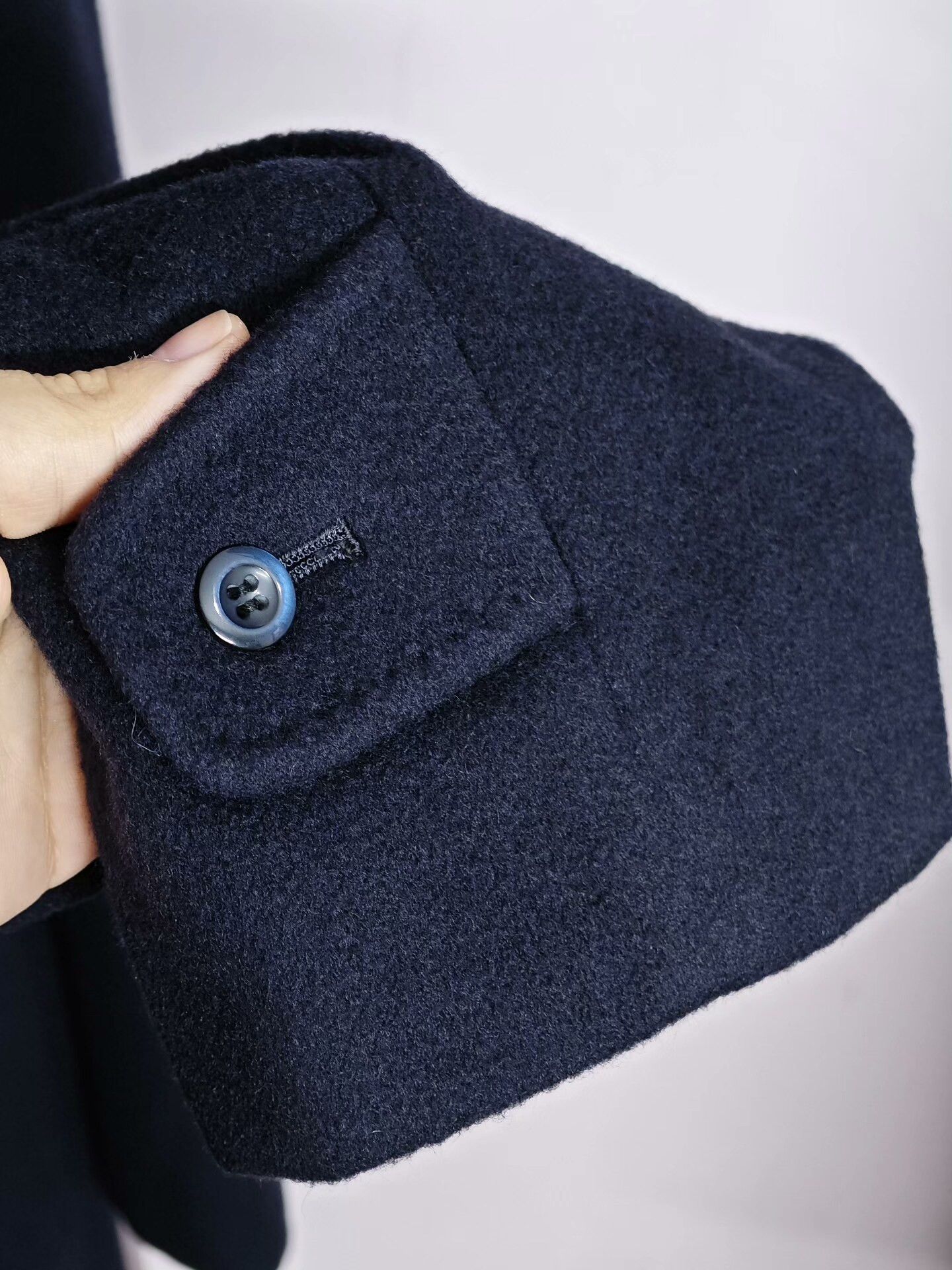 Japanese Brand Woolen Cashmere Coat with Shoulder Sleeves Size US S / EU 44-46 / 1 - 4 Thumbnail