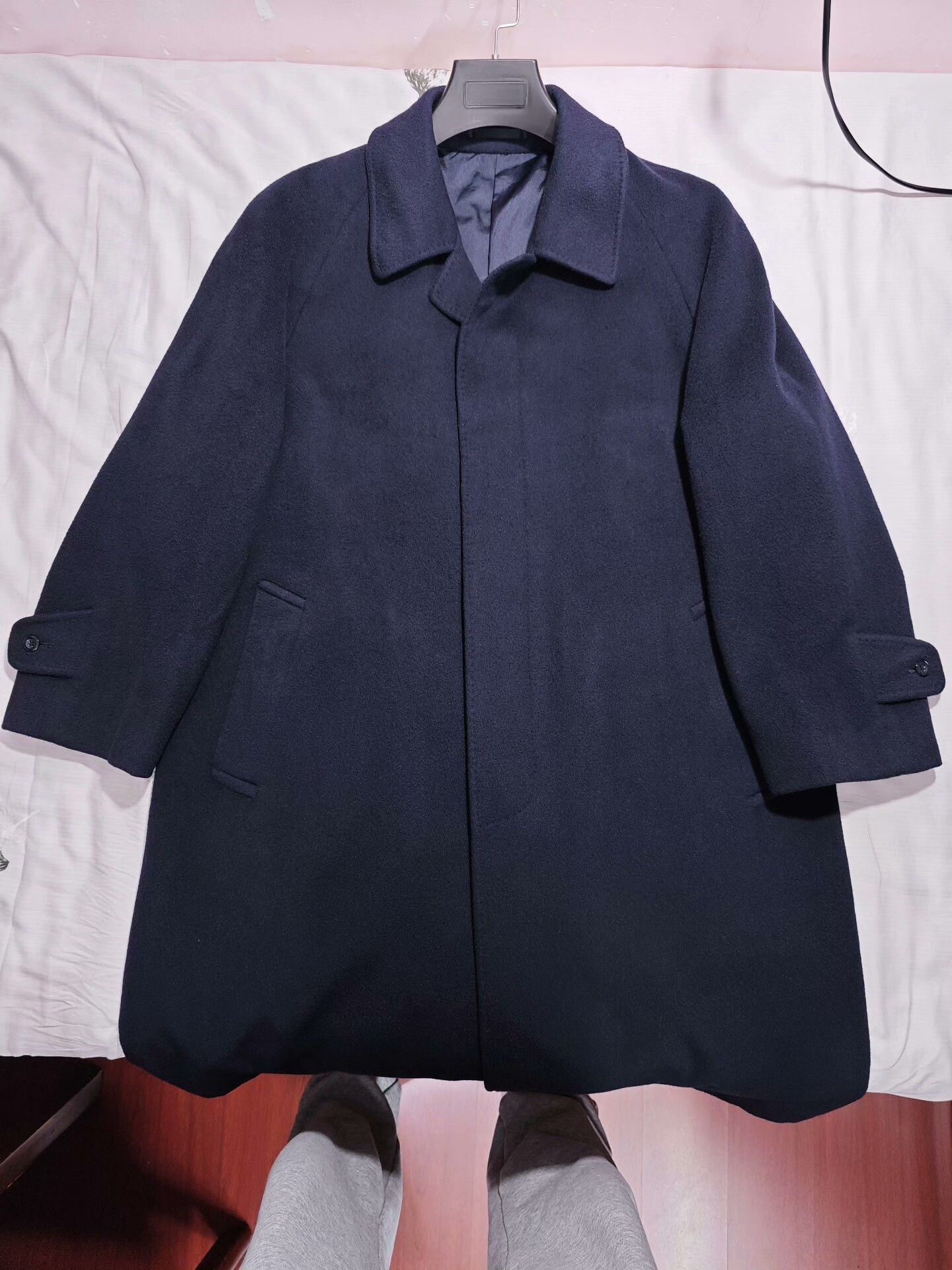Japanese Brand Woolen Cashmere Coat with Shoulder Sleeves Size US S / EU 44-46 / 1 - 5 Thumbnail