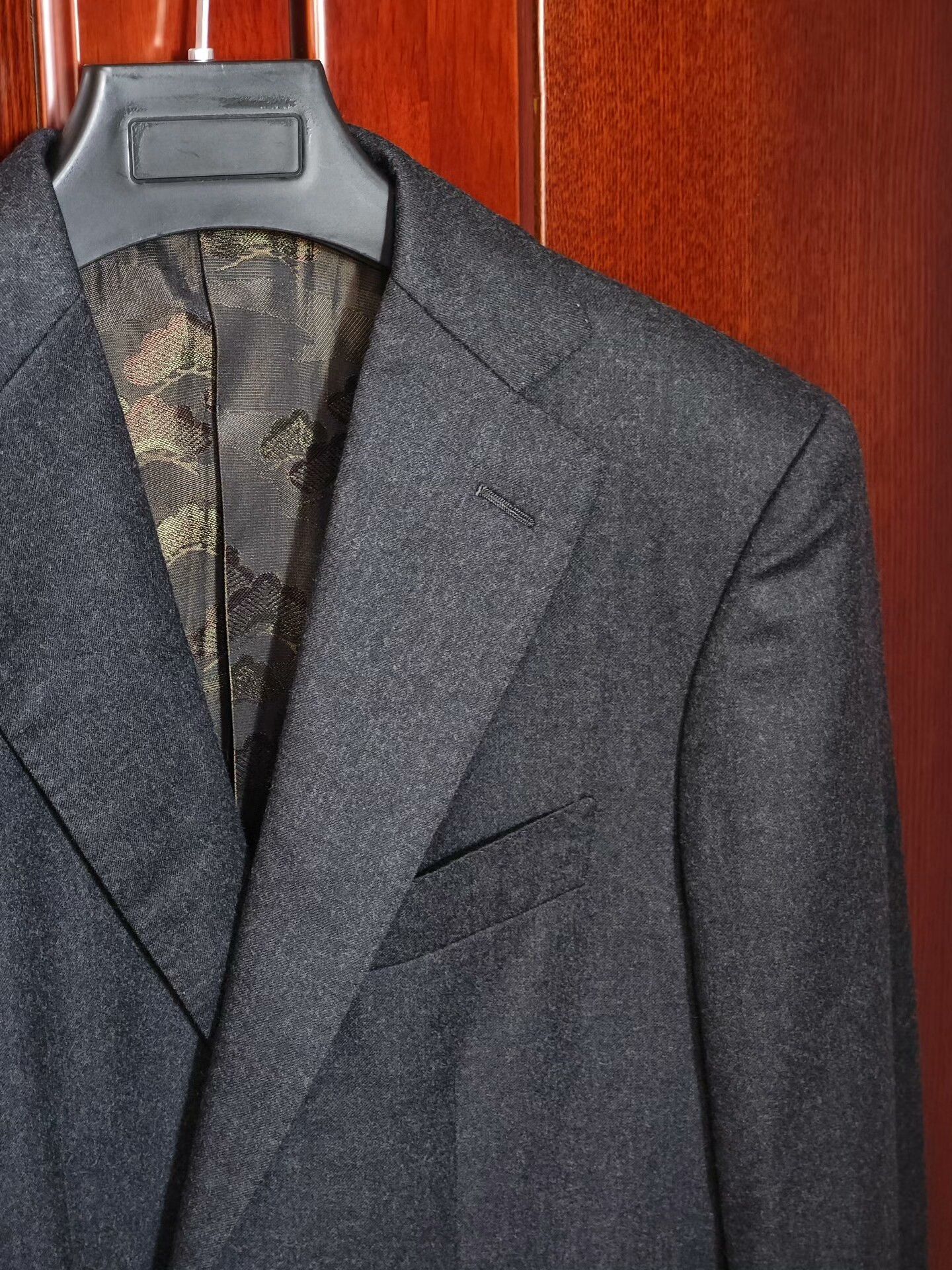 Japanese Brand Custom Italian Wool Blend Suit Jacket Size US M / EU 48-50 / 2 - 2 Thumbnail