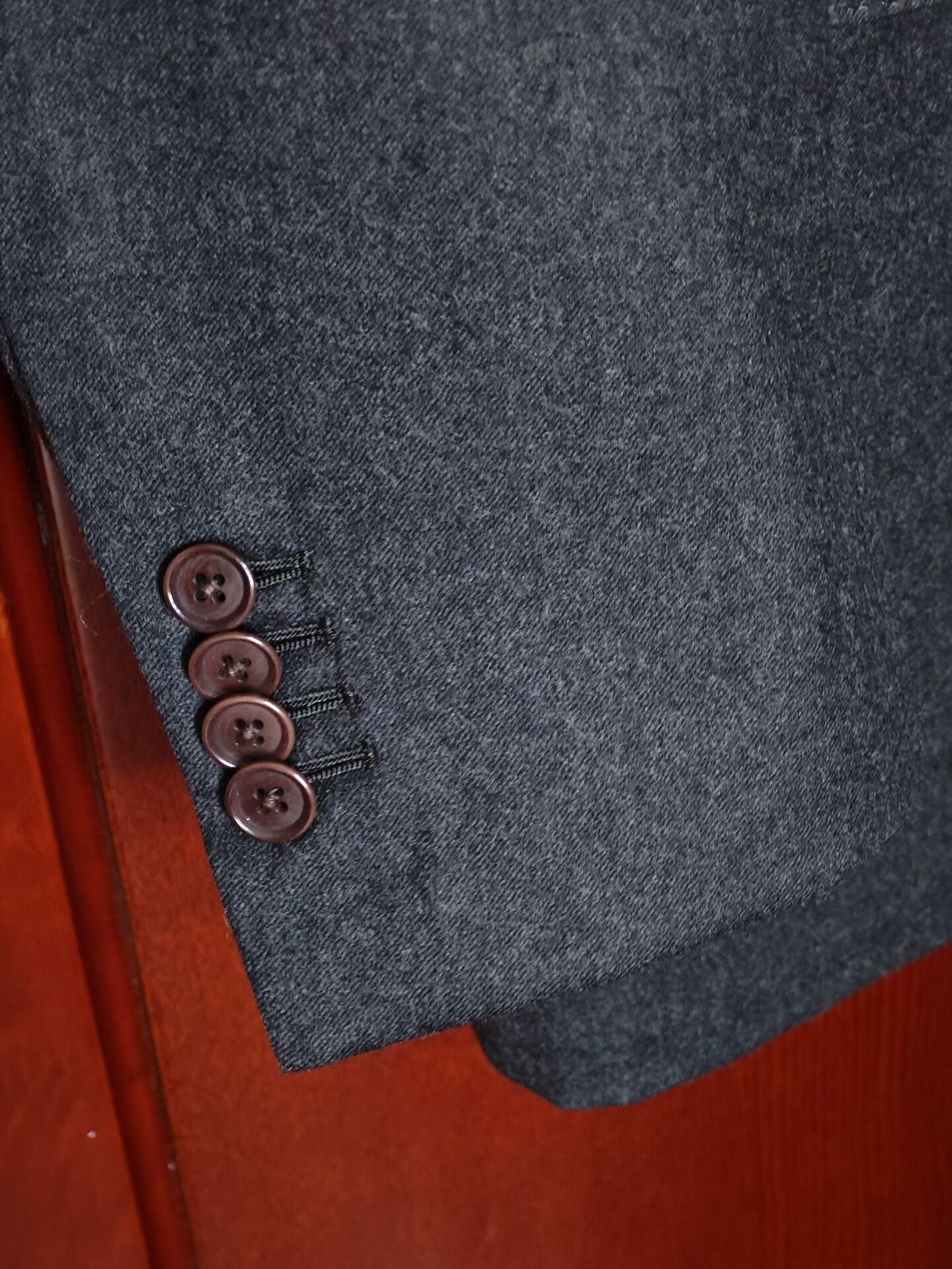 Japanese Brand Custom Italian Wool Blend Suit Jacket Size US M / EU 48-50 / 2 - 4 Thumbnail