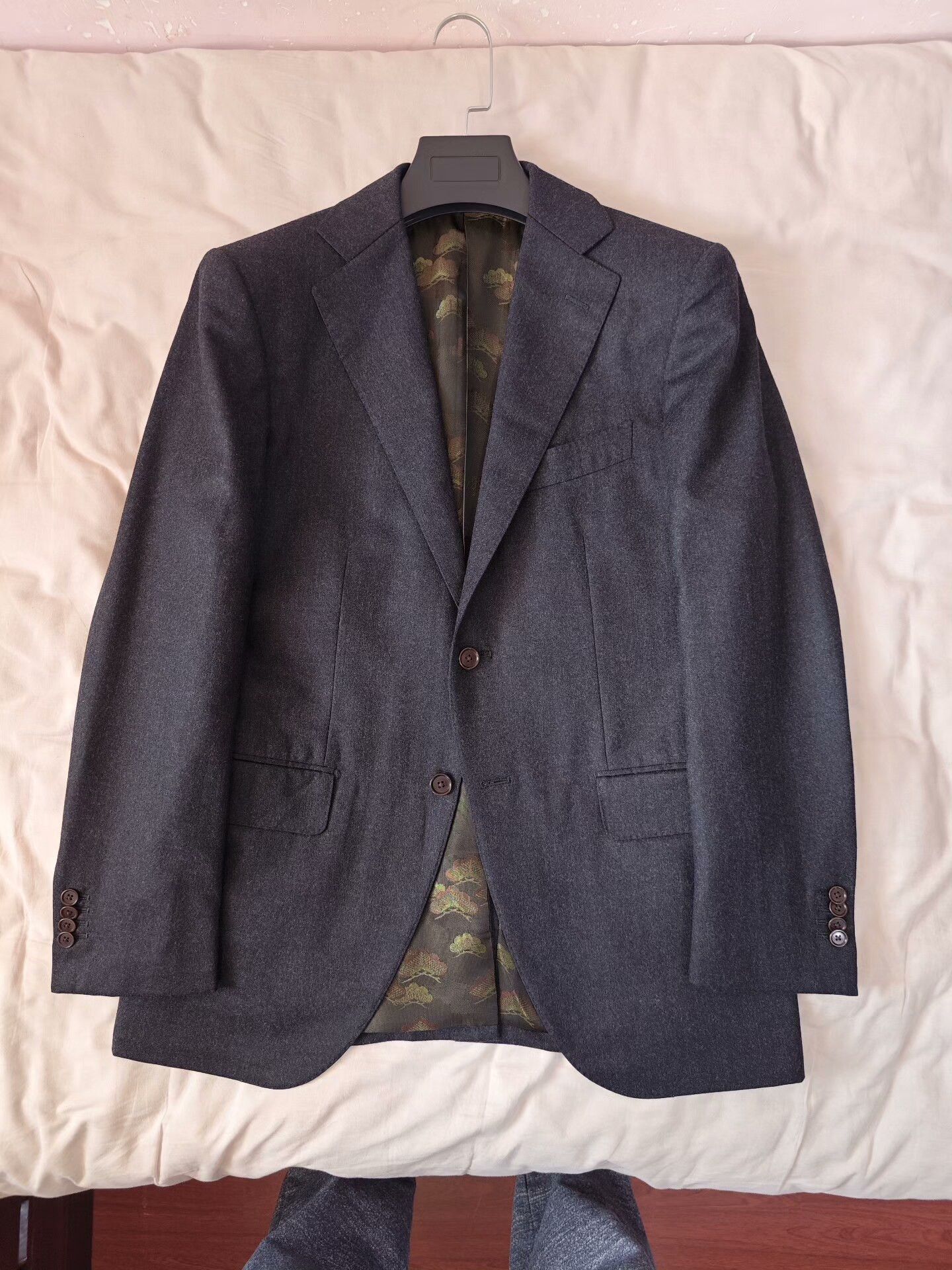 Japanese Brand Custom Italian Wool Blend Suit Jacket Size US M / EU 48-50 / 2 - 5 Thumbnail