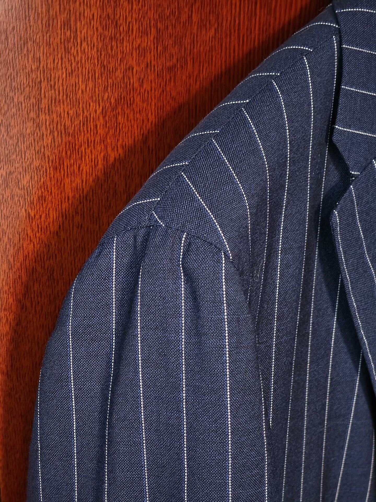 Japanese Brand Custom Angelico Wool Linen Suit Size US L / EU 52-54 / 3 - 3 Thumbnail