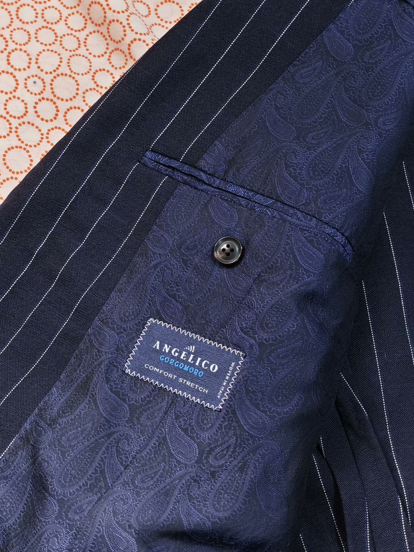 Japanese Brand Custom Angelico Wool Linen Suit Size US L / EU 52-54 / 3 - 7 Thumbnail
