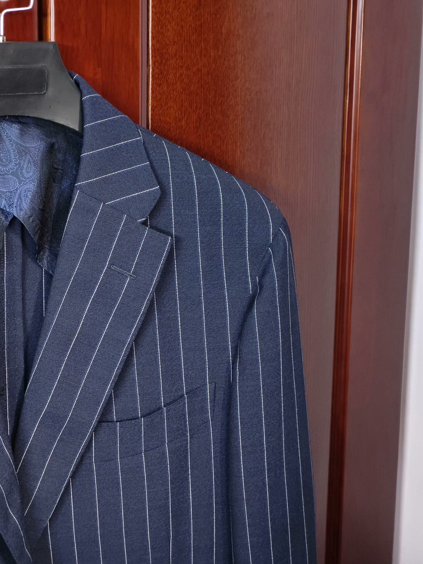 Japanese Brand Custom Angelico Wool Linen Suit Size US L / EU 52-54 / 3 - 2 Thumbnail