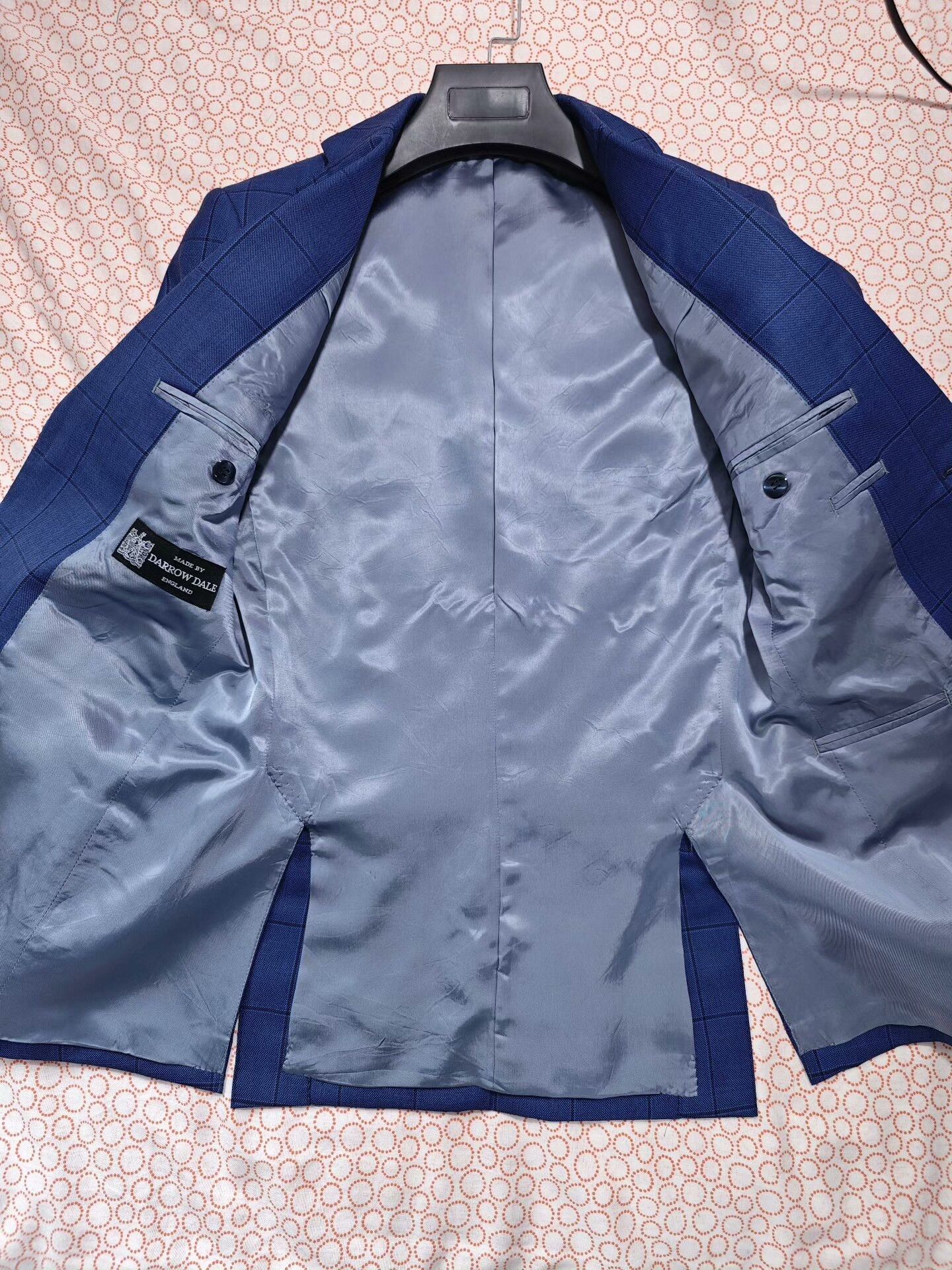 Japanese Brand Custom Blue Wool Jacket Size US XS / EU 42 / 0 - 6 Thumbnail