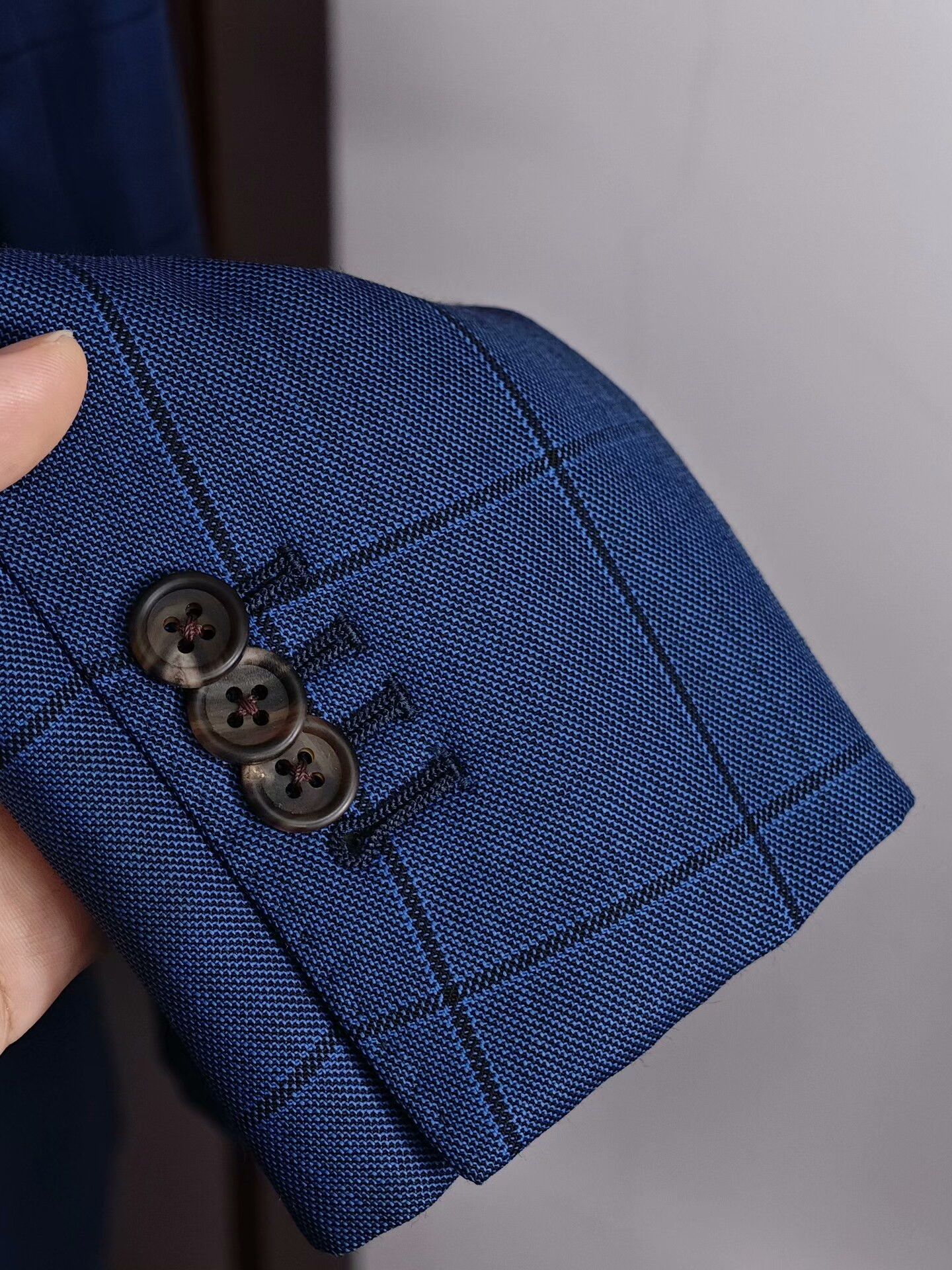 Japanese Brand Custom Blue Wool Jacket Size US XS / EU 42 / 0 - 4 Thumbnail