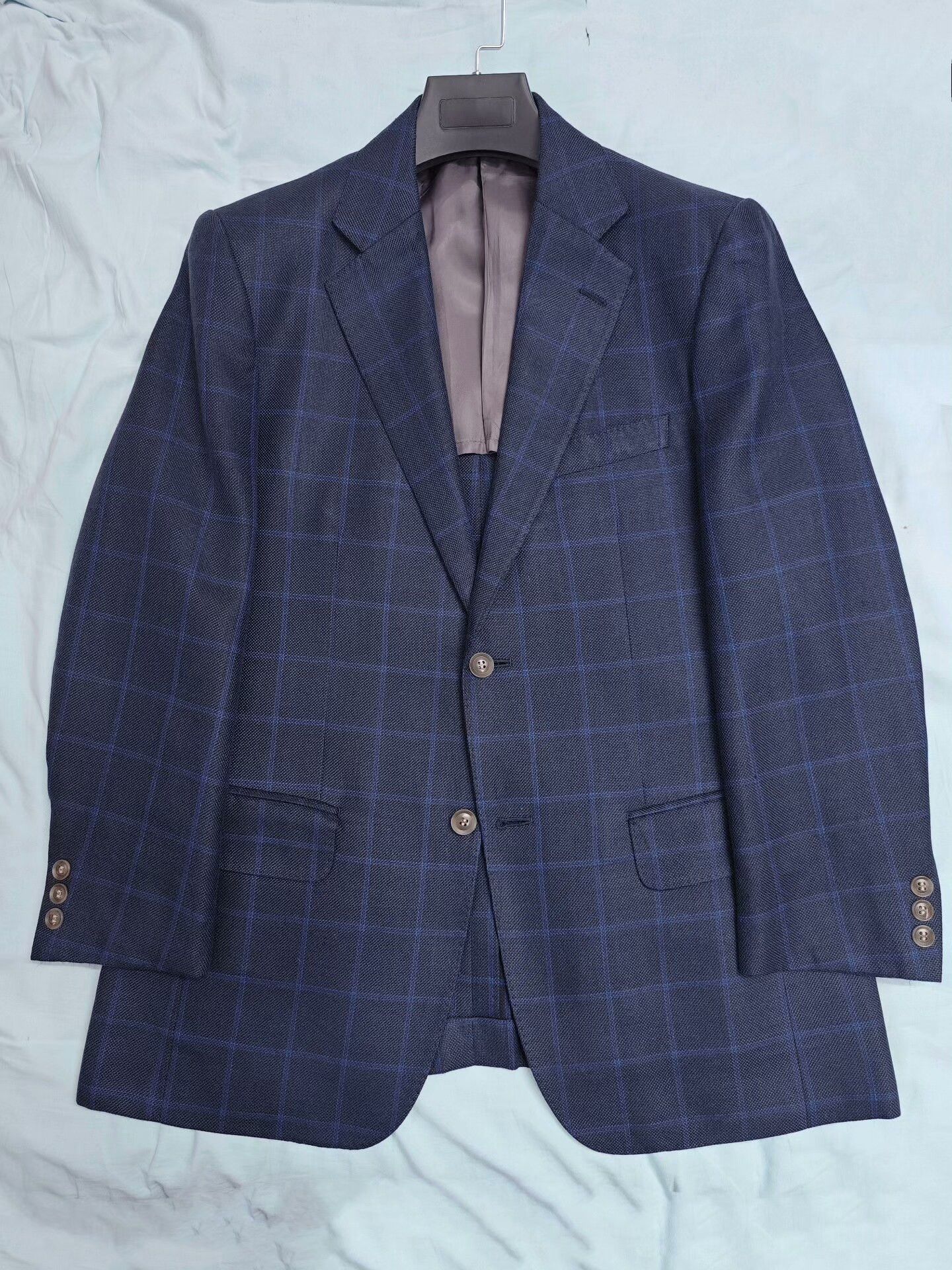 Japanese Brand Custom Italian Silk Wool Blend Suit Size US M / EU 48-50 / 2 - 5 Thumbnail