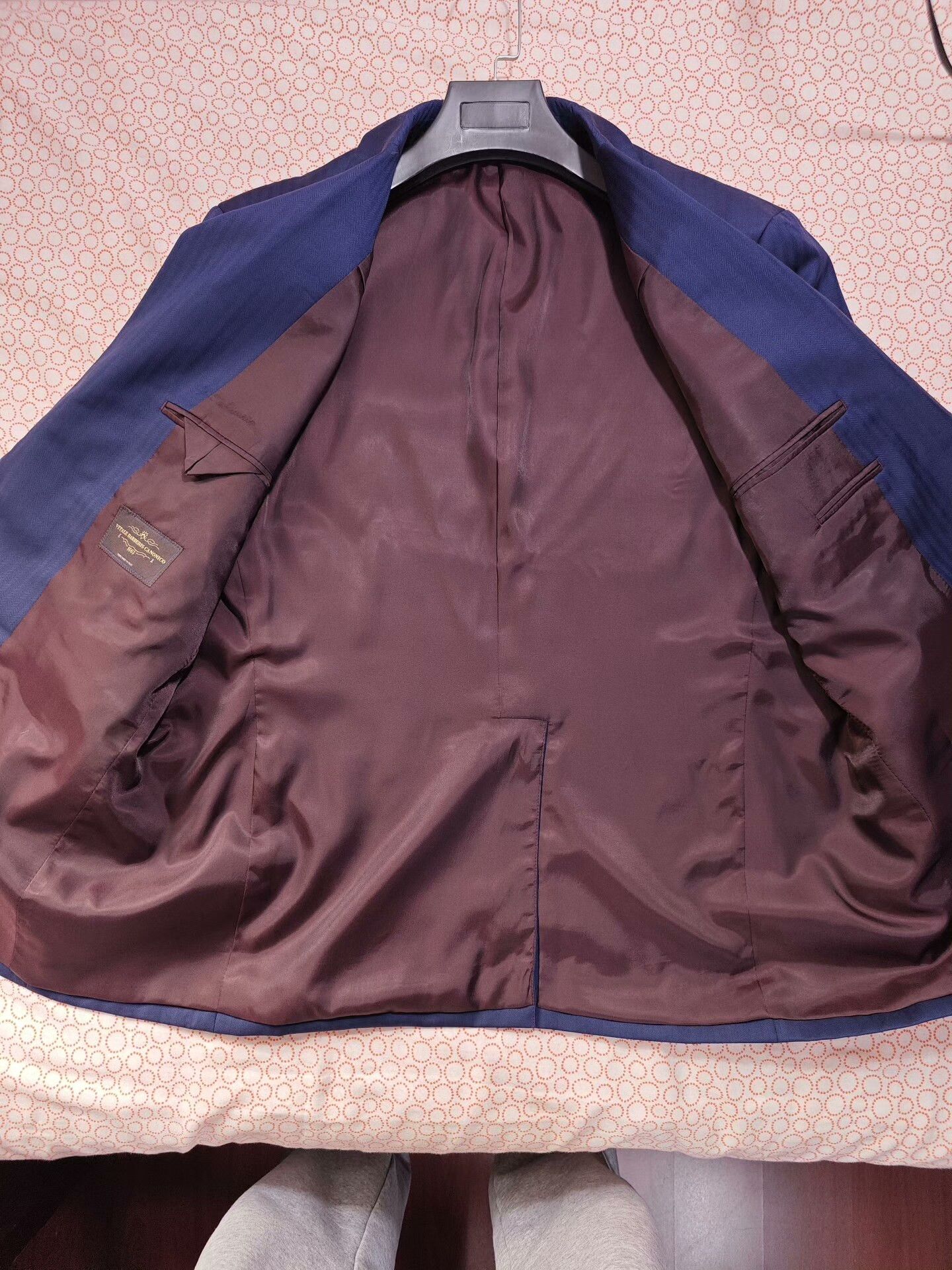 Japanese Brand Custom Italian Wool Blend Suit Jacket Size US L / EU 52-54 / 3 - 6 Thumbnail