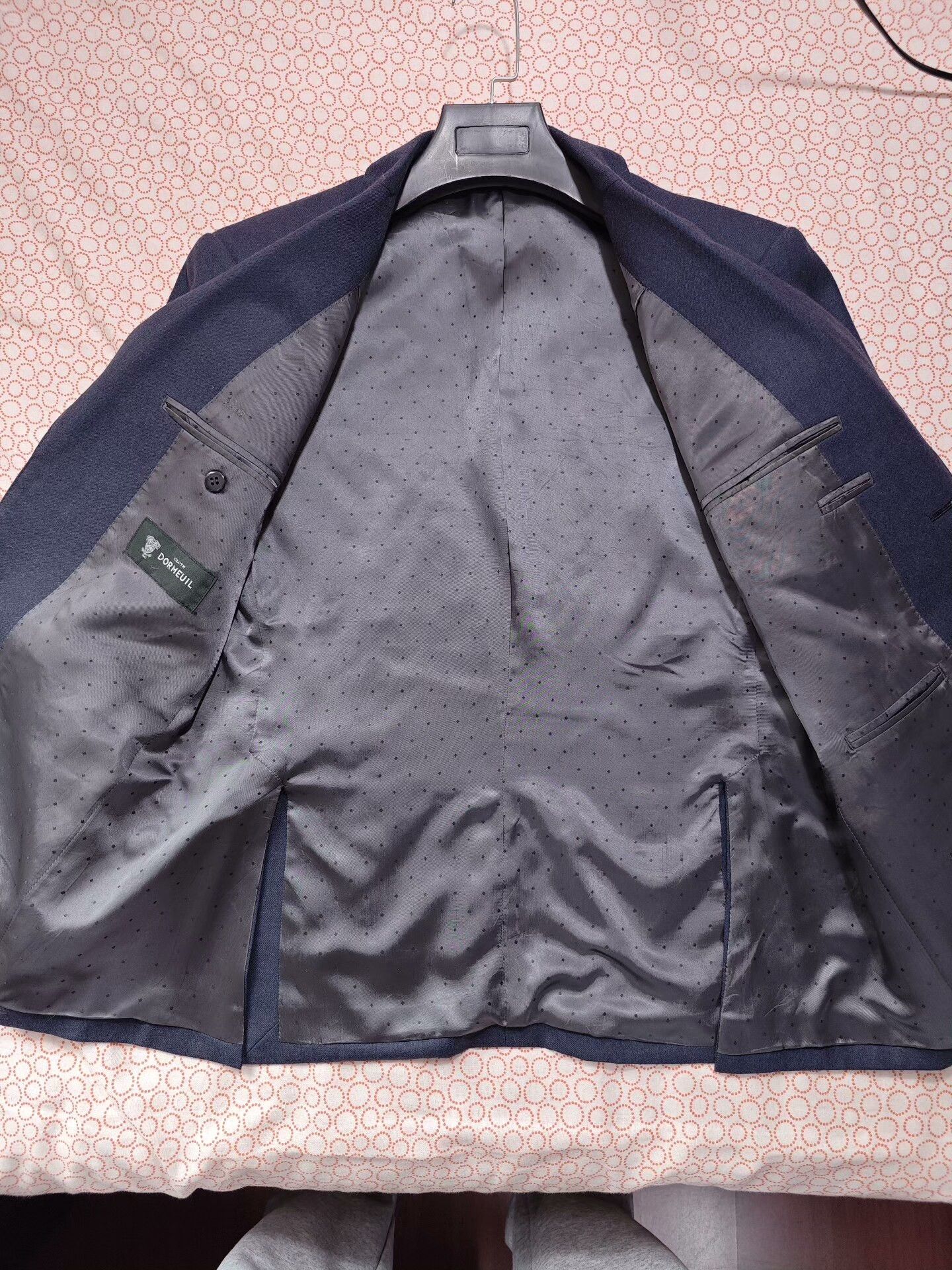 Japanese Brand Dormeuil Wool Half-Lined Custom Suit Size US M / EU 48-50 / 2 - 6 Thumbnail