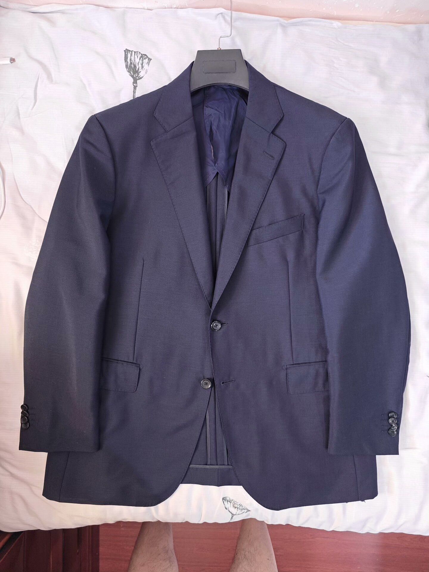 Japanese Brand Navy Wool Blend Blazer Size US L / EU 52-54 / 3 - 5 Thumbnail