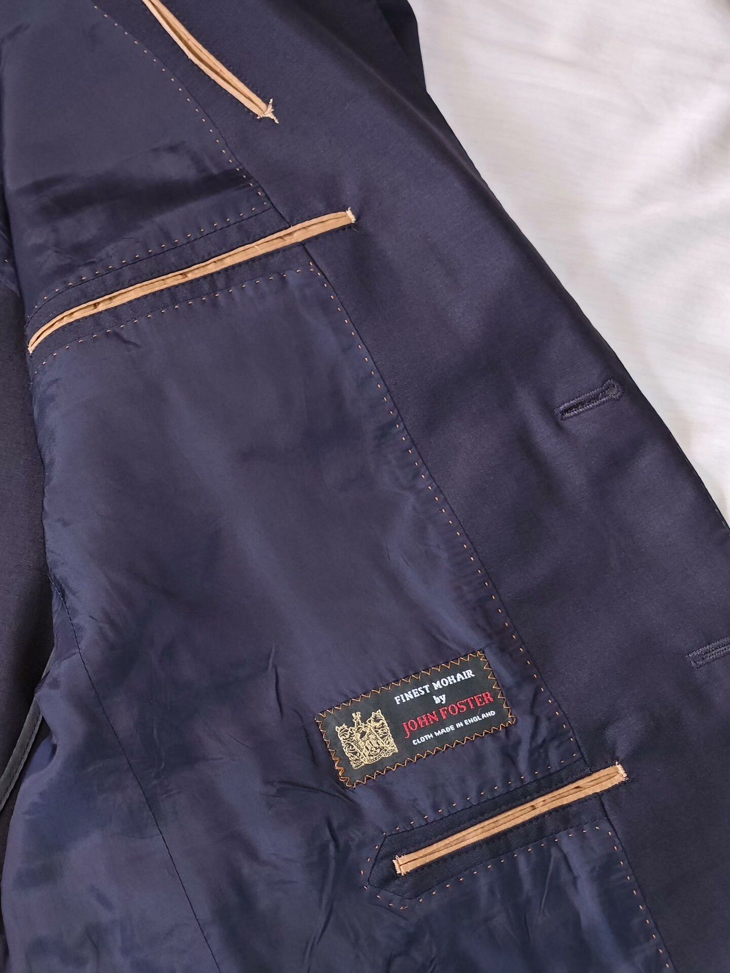 Japanese Brand Navy Wool Blend Blazer Size US L / EU 52-54 / 3 - 7 Thumbnail