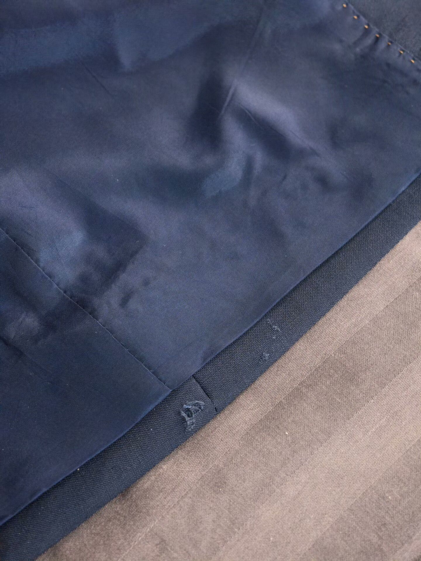 Japanese Brand Navy Wool Blend Blazer Size US L / EU 52-54 / 3 - 9 Thumbnail