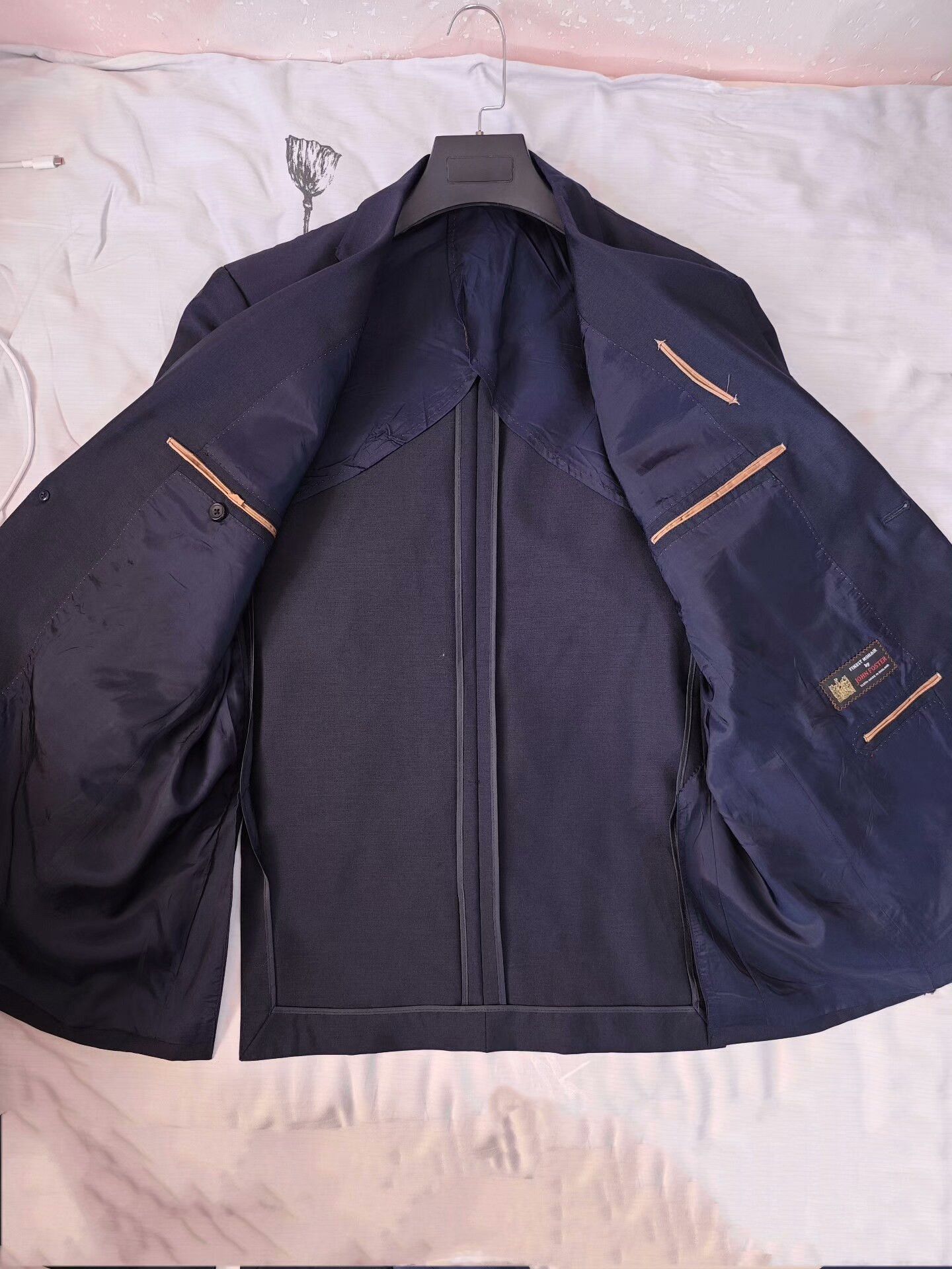 Japanese Brand Navy Wool Blend Blazer Size US L / EU 52-54 / 3 - 6 Thumbnail