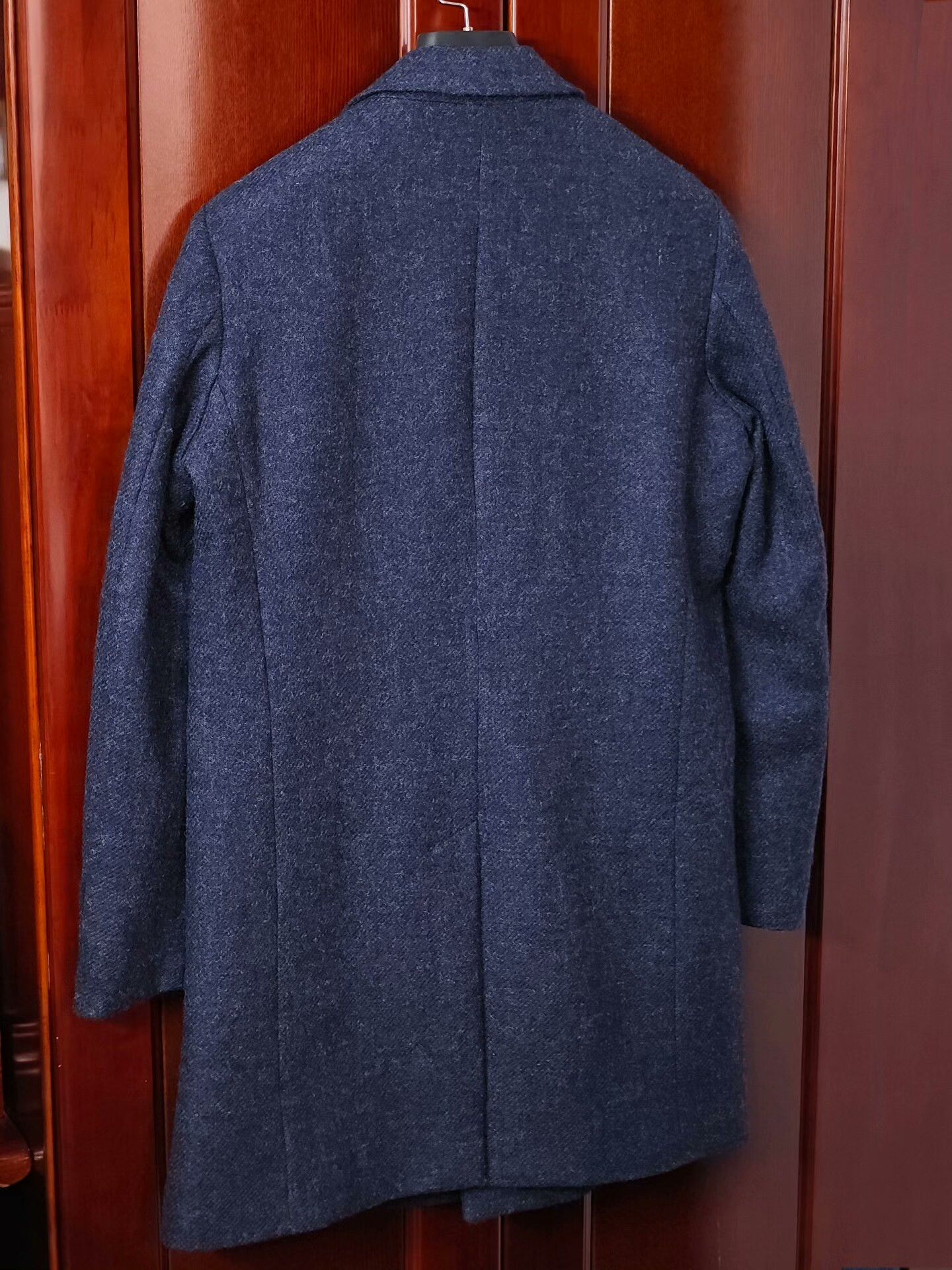 Japanese Brand Mallalieus Blue Wool Casual Coat Size US M / EU 48-50 / 2 - 2 Thumbnail