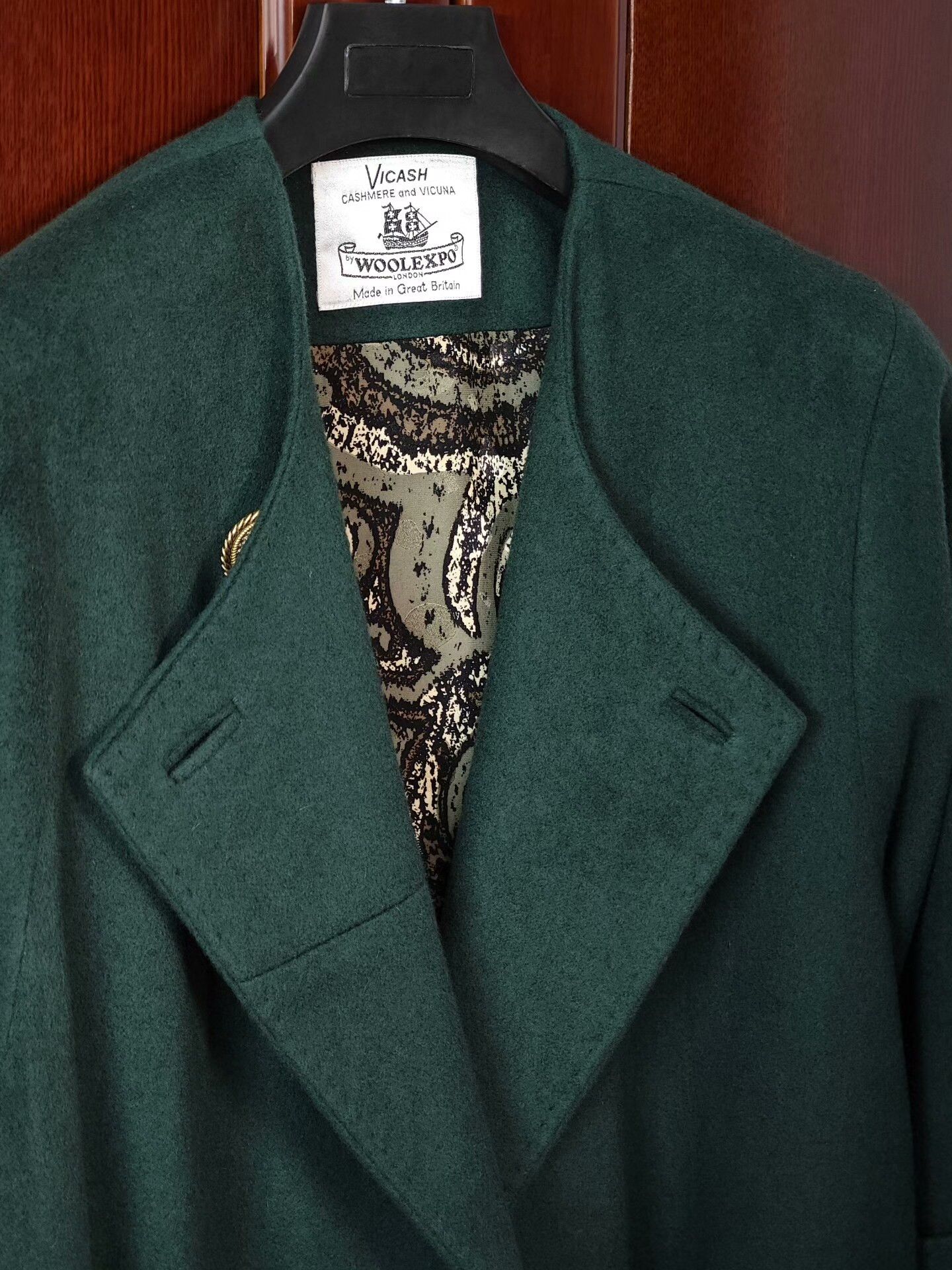 Japanese Brand Custom Cashmere and Vicuna Overcoat Size XL / US 12-14 / IT 48-50 - 2 Thumbnail
