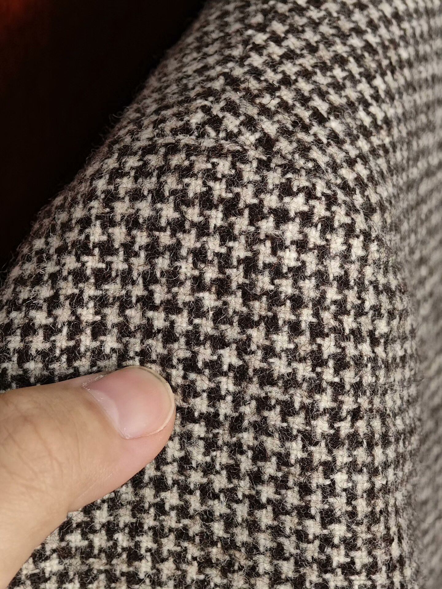 Japanese Brand Custom Wool Houndstooth Suit Jacket Size US S / EU 44-46 / 1 - 3 Thumbnail