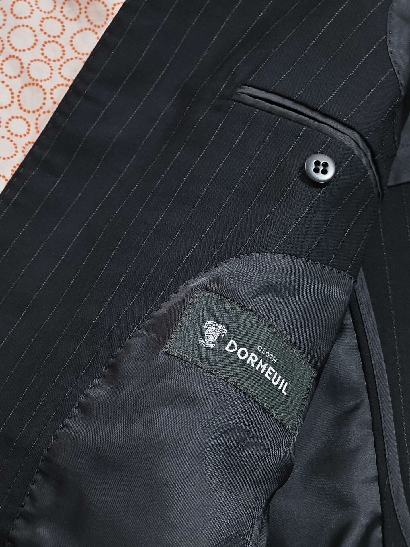 Japanese Brand Custom Dormeuil Wool Blend Suit Jacket Size US L / EU 52-54 / 3 - 7 Thumbnail