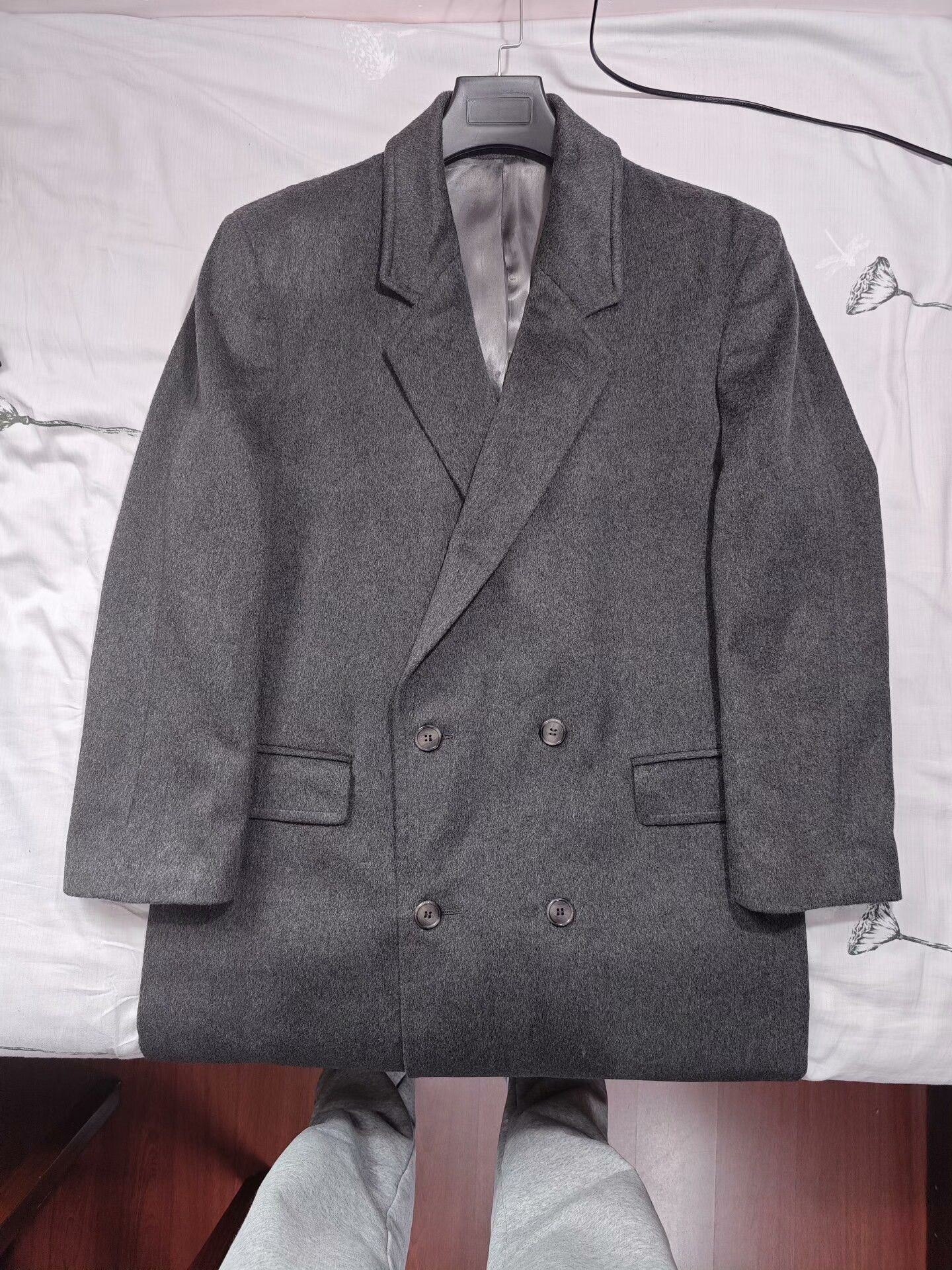 Japanese Brand Tibbett Double-Breasted Cashmere Coat Size US M / EU 48-50 / 2 - 5 Thumbnail