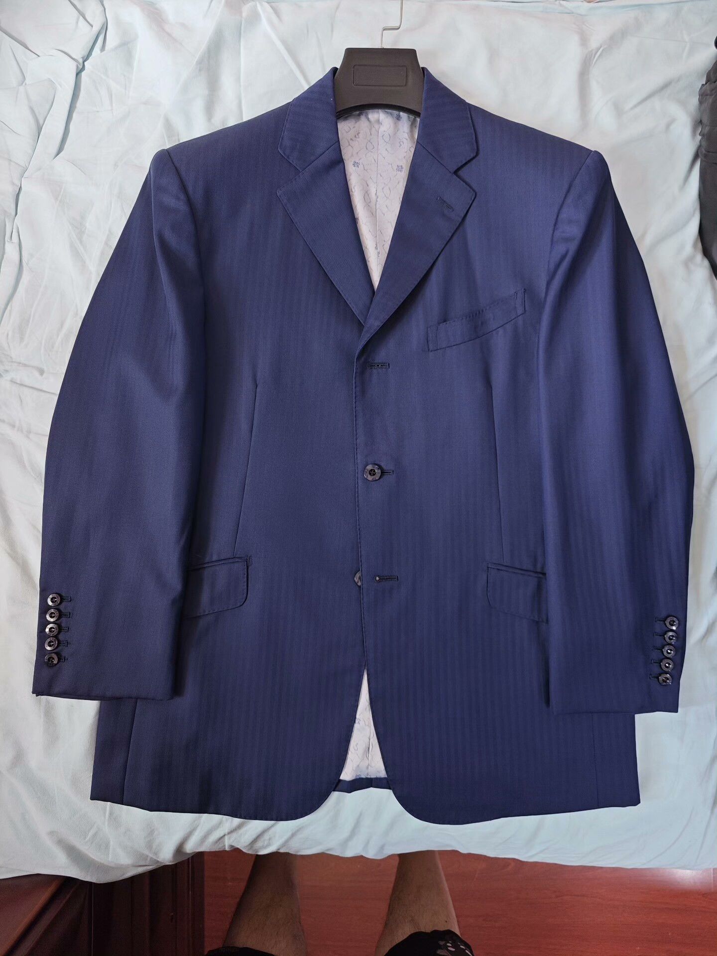 Japanese Brand Custom Italian Wool Blend Suit Jacket Size US M / EU 48-50 / 2 - 5 Thumbnail