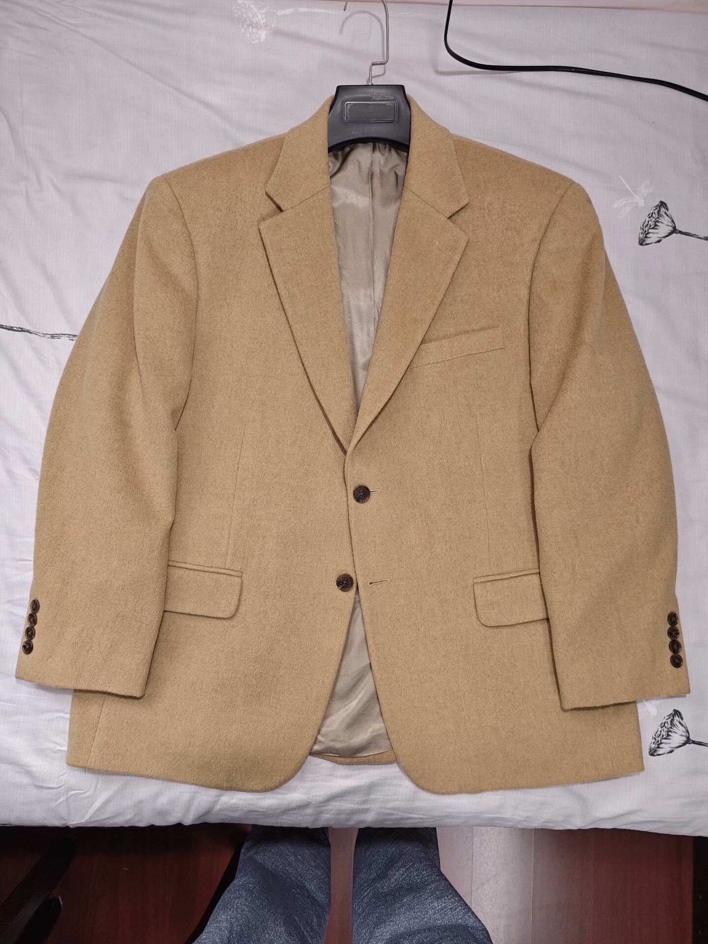 Japanese Brand Custom Camel Hair Casual Blazer Size US L / EU 52-54 / 3 - 5 Thumbnail