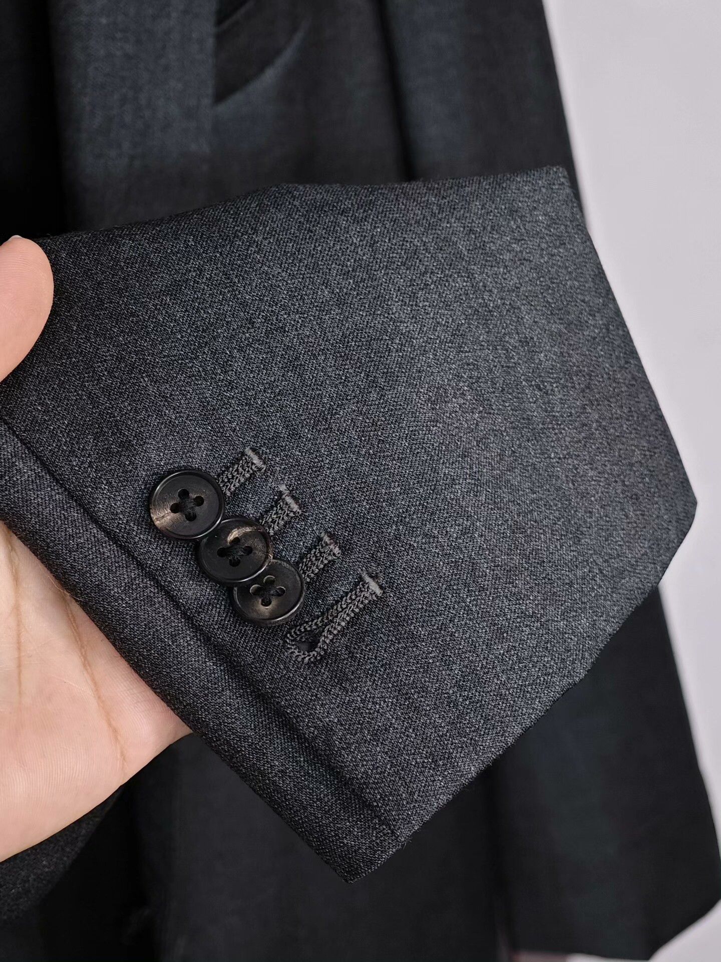 Japanese Brand Custom Italian Gray Wool Blazer Size US S / EU 44-46 / 1 - 4 Thumbnail