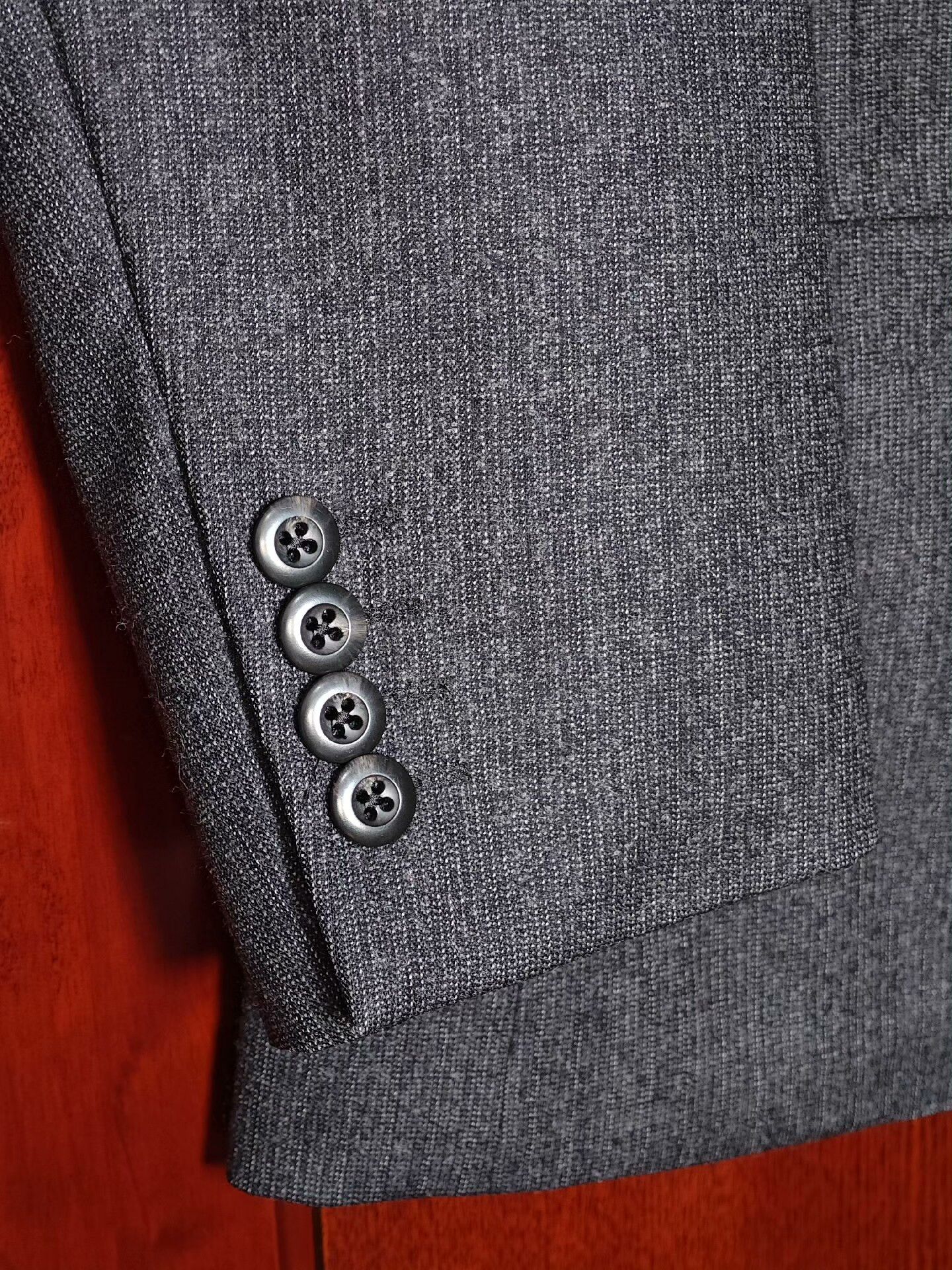 Japanese Brand Italian Custom Wool Suit with Stripes Size US M / EU 48-50 / 2 - 8 Thumbnail