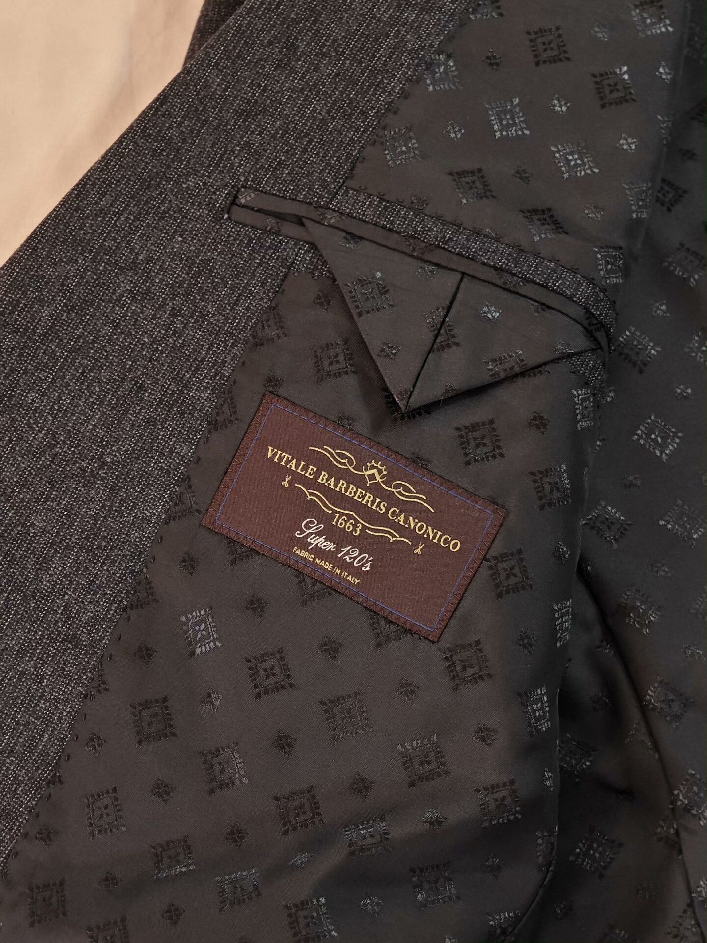 Japanese Brand Italian Custom Wool Suit with Stripes Size US M / EU 48-50 / 2 - 5 Thumbnail