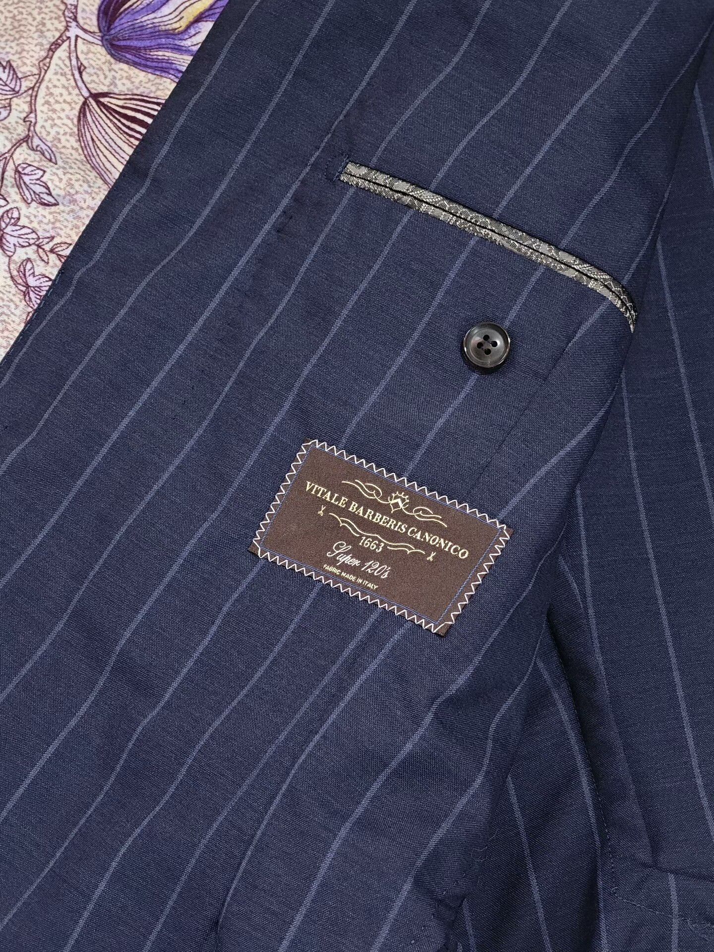 Japanese Brand Custom Italian Wool Linen Blend Suit Size US L / EU 52-54 / 3 - 7 Thumbnail