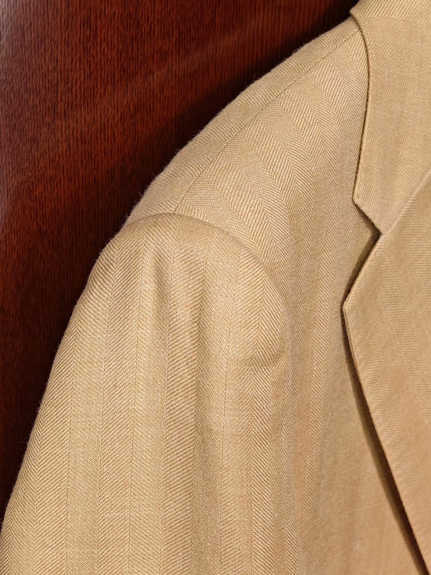 Japanese Brand Italian Ariston Custom Blazer in Beige Size US L / EU 52-54 / 3 - 3 Thumbnail