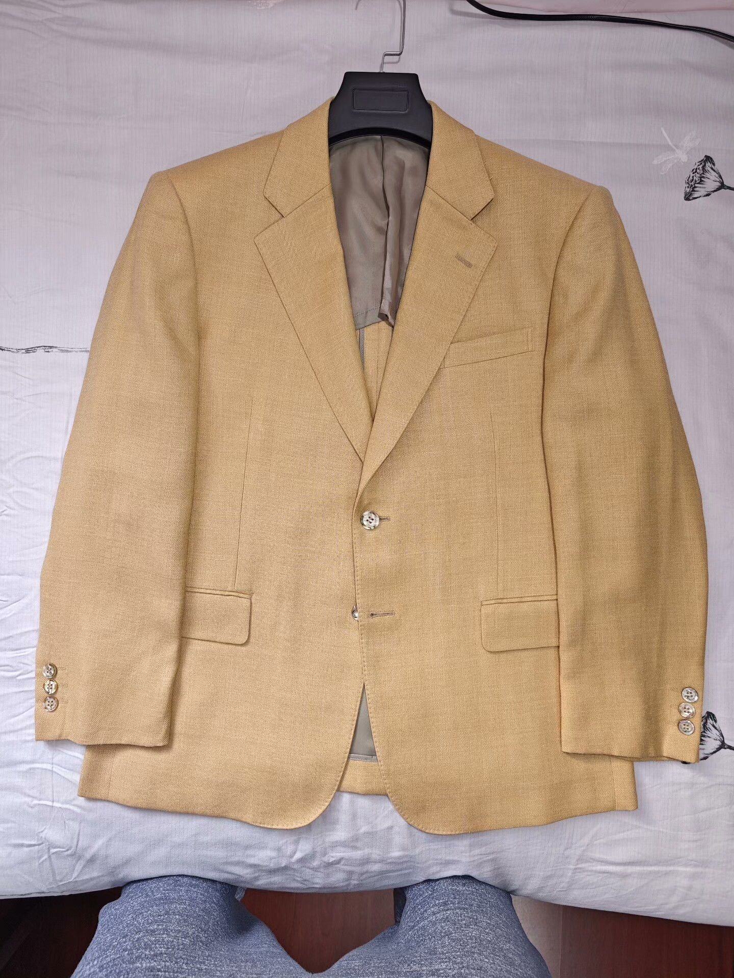 Japanese Brand Italian Ariston Custom Blazer in Beige Size US L / EU 52-54 / 3 - 5 Thumbnail