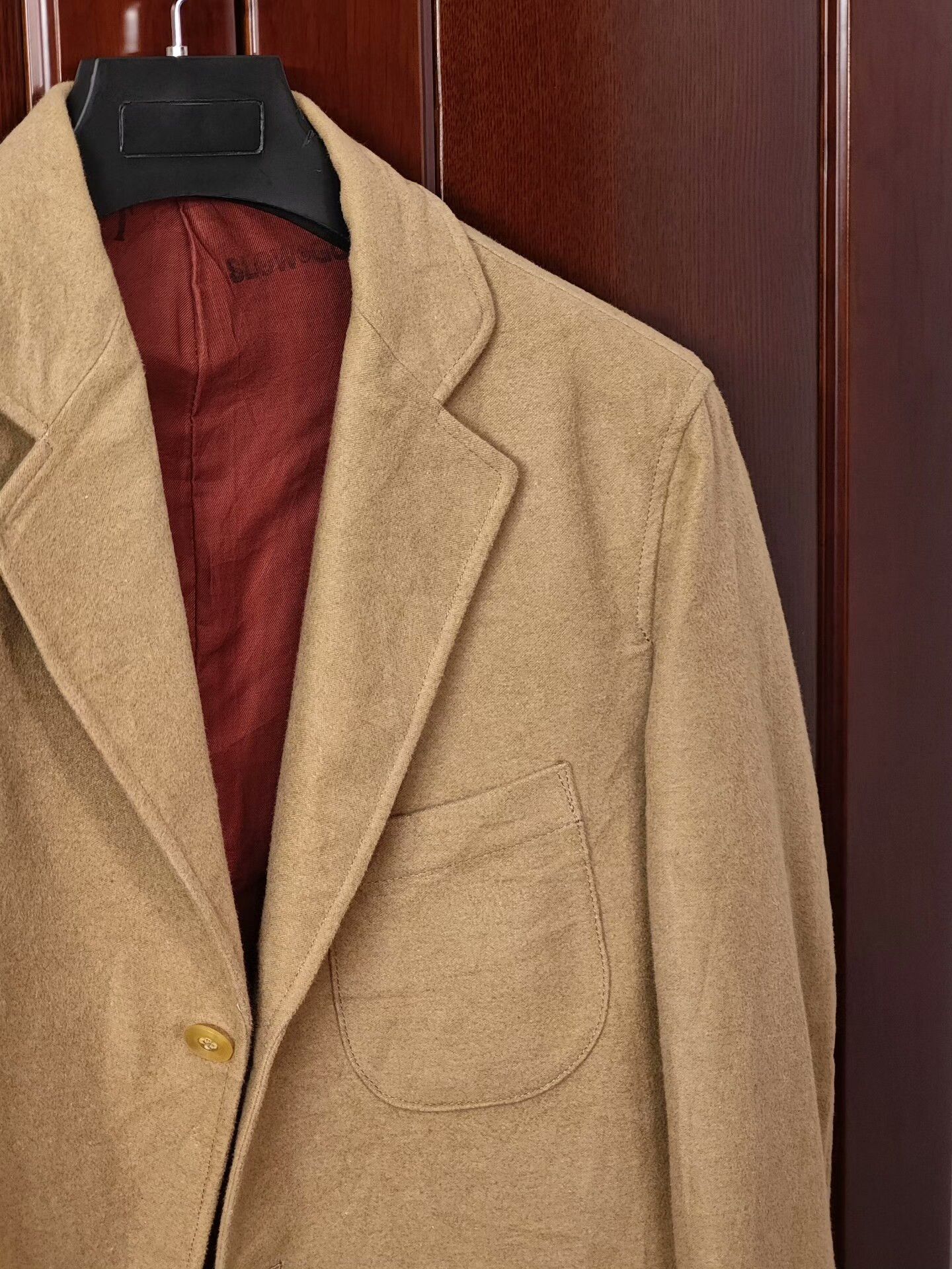 Japanese Brand Japanese Designer Beige Blazer Jacket Size US L / EU 52-54 / 3 - 2 Thumbnail