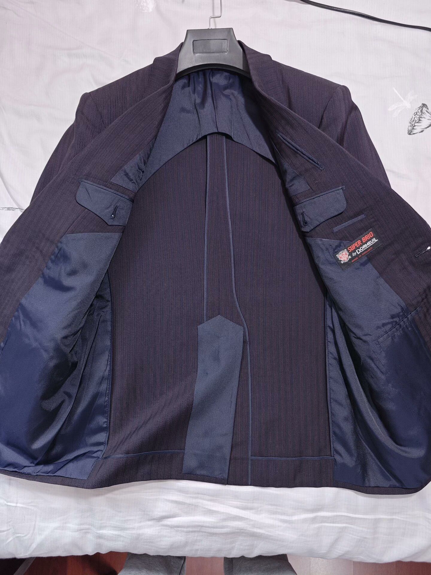 Japanese Brand Dormeuil Custom Blended Suit Jacket Size US M / EU 48-50 / 2 - 6 Thumbnail