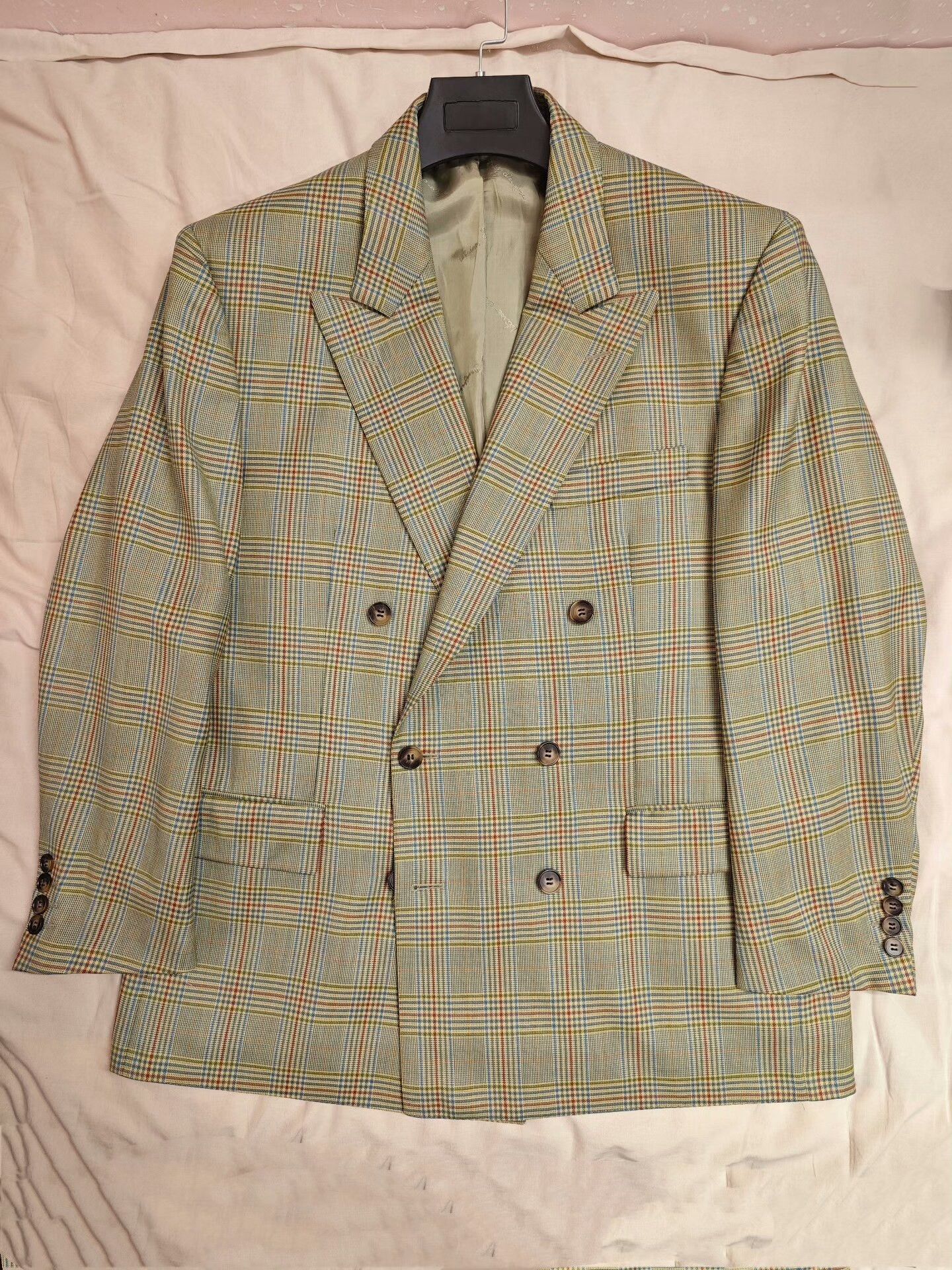 Japanese Brand Vintage Wool Blazer with Double Breasts Size US L / EU 52-54 / 3 - 5 Thumbnail