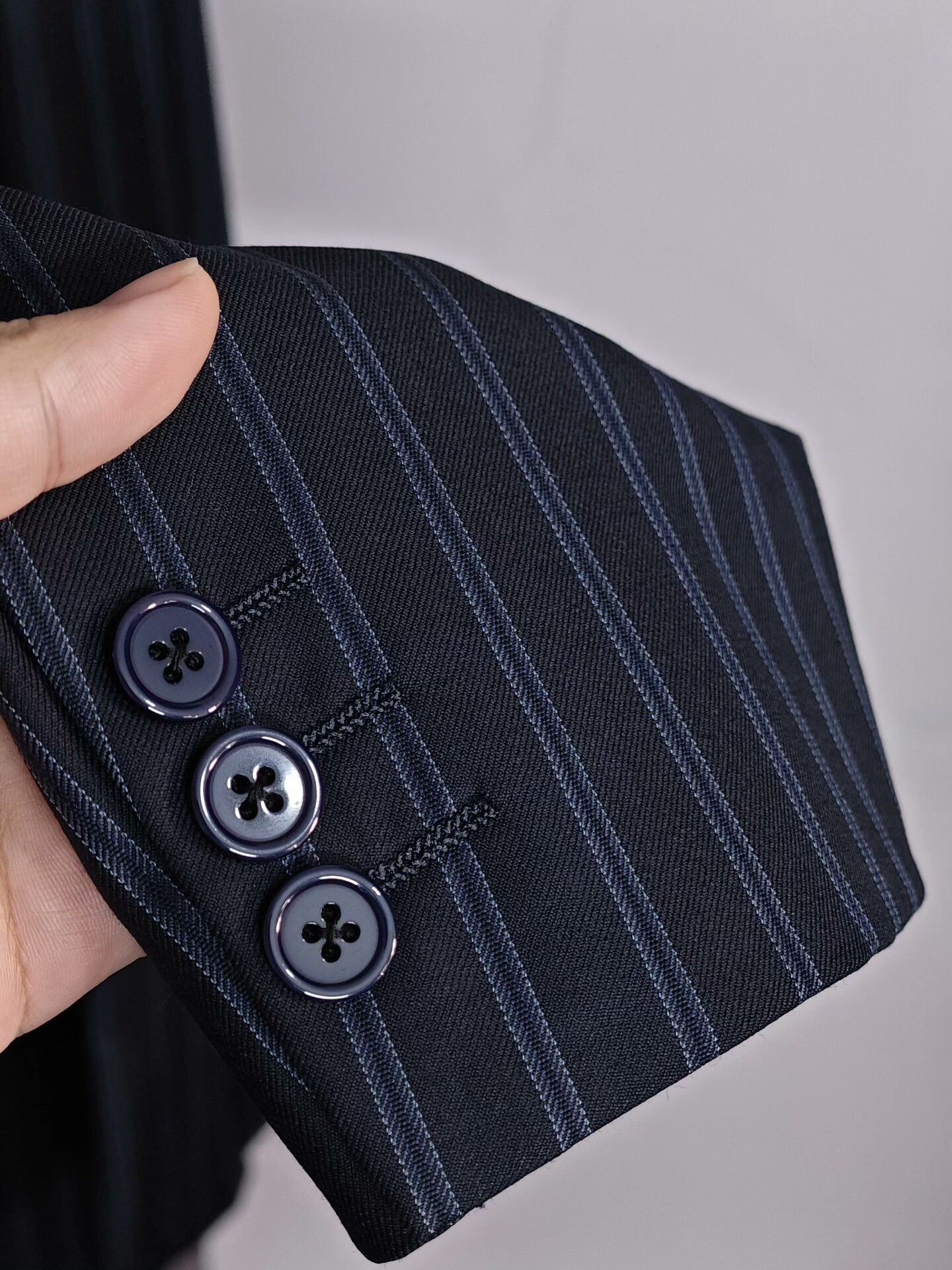 Japanese Brand Dormeuil Custom Wool Suit Jacket Size US L / EU 52-54 / 3 - 4 Thumbnail