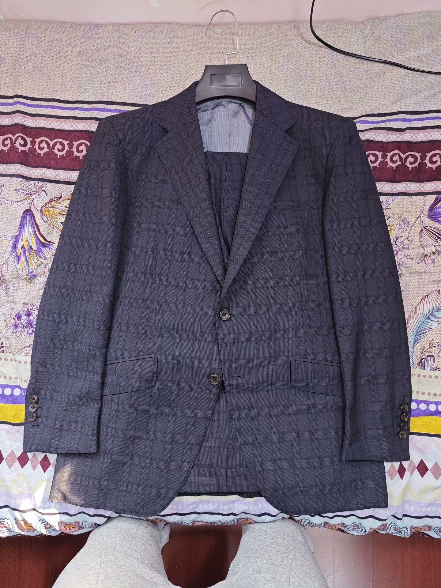 Japanese Brand Italian VBC Wool Blend Suit Set Size US M / EU 48-50 / 2 - 5 Thumbnail