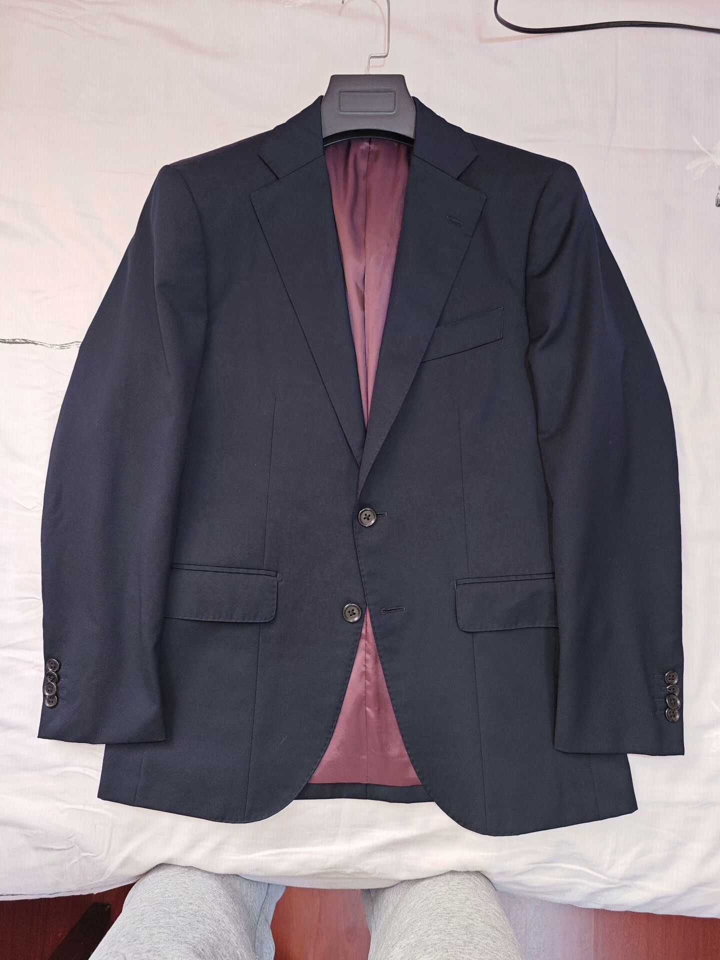 Japanese Brand Custom Italian Wool Blend Suit Jacket Size US S / EU 44-46 / 1 - 5 Thumbnail