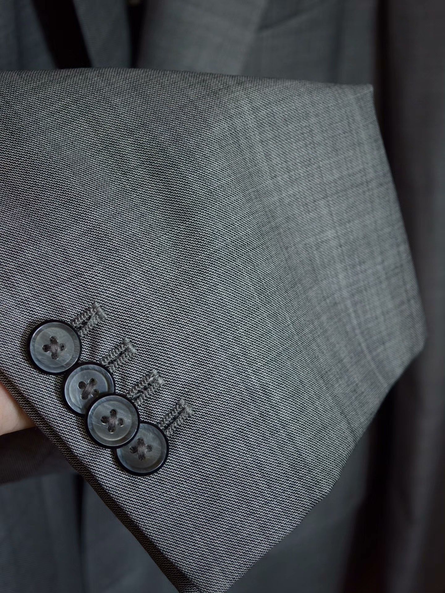 Japanese Brand Steven Hitchcock Custom Suit in Gray Size US M / EU 48-50 / 2 - 4 Thumbnail