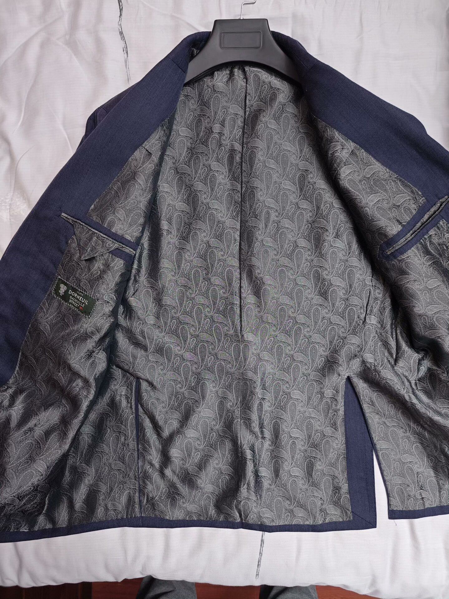 Japanese Brand Custom Wool-Linen Suit by Dormeuil Size US L / EU 52-54 / 3 - 6 Thumbnail