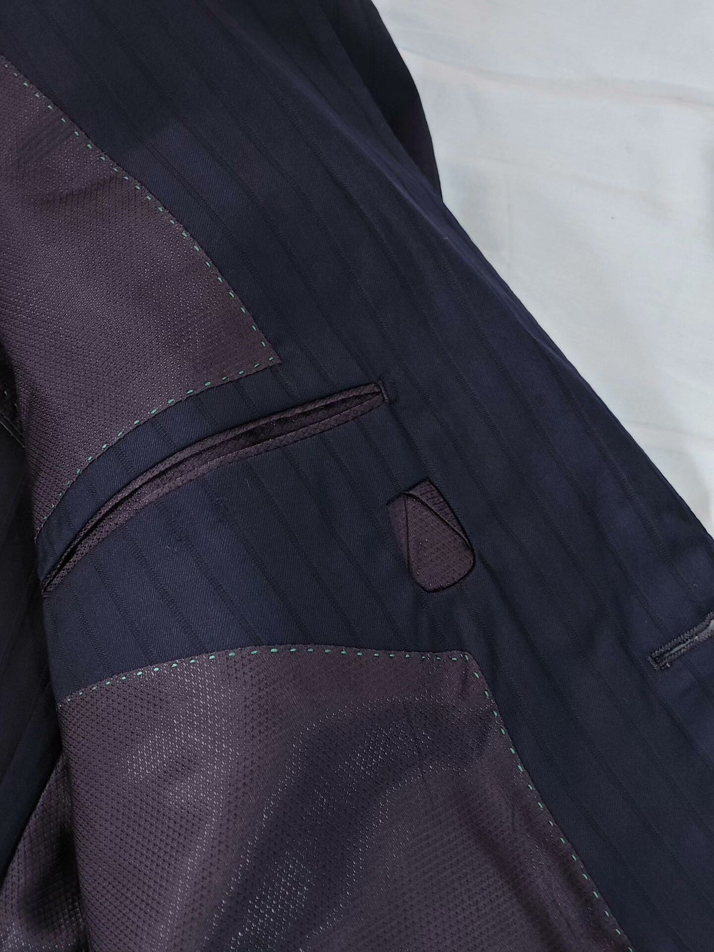 Japanese Brand Custom Italian Wool Blend Suit Jacket Size US M / EU 48-50 / 2 - 8 Thumbnail